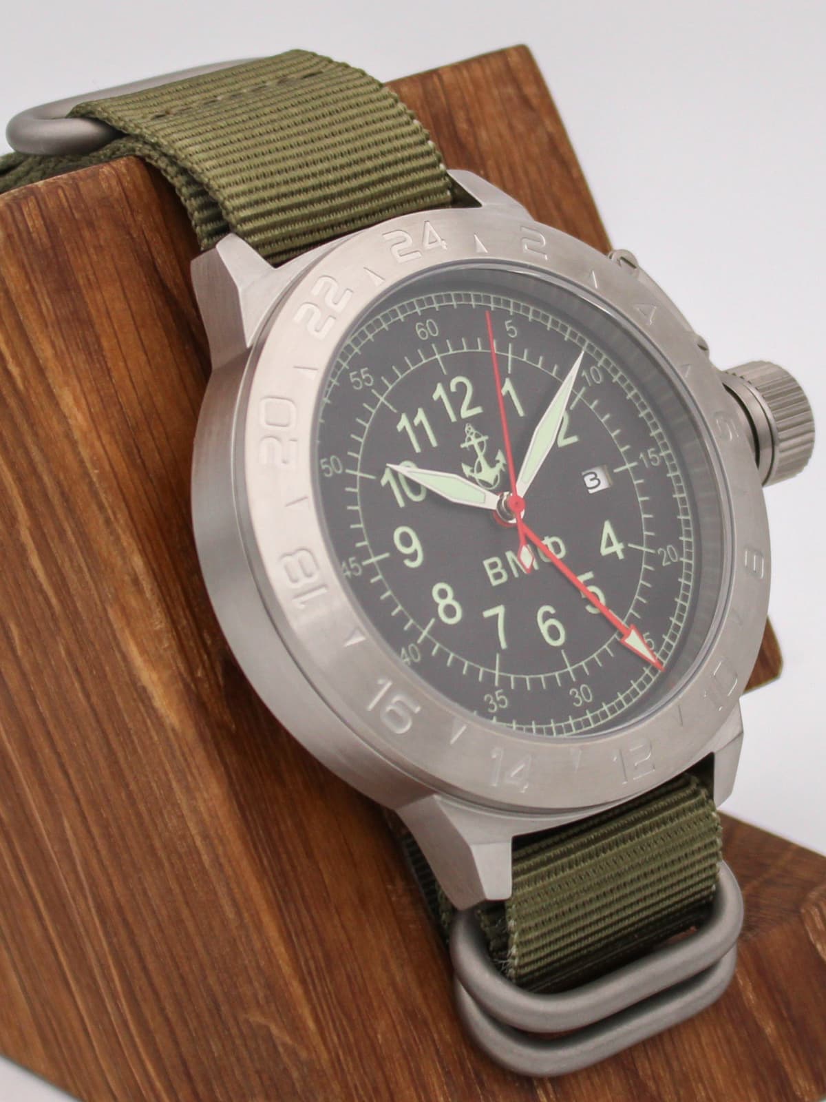 Часы ВМФ механические с автоподзаводом (Seiko NH34A) 52.321.21