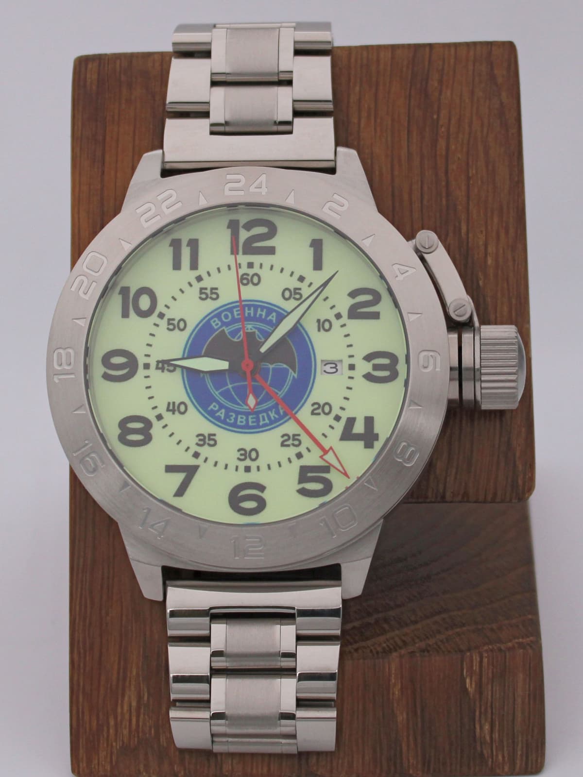 Часы Военная разведка механические с автоподзаводом (Seiko NH34A) 52.168.2