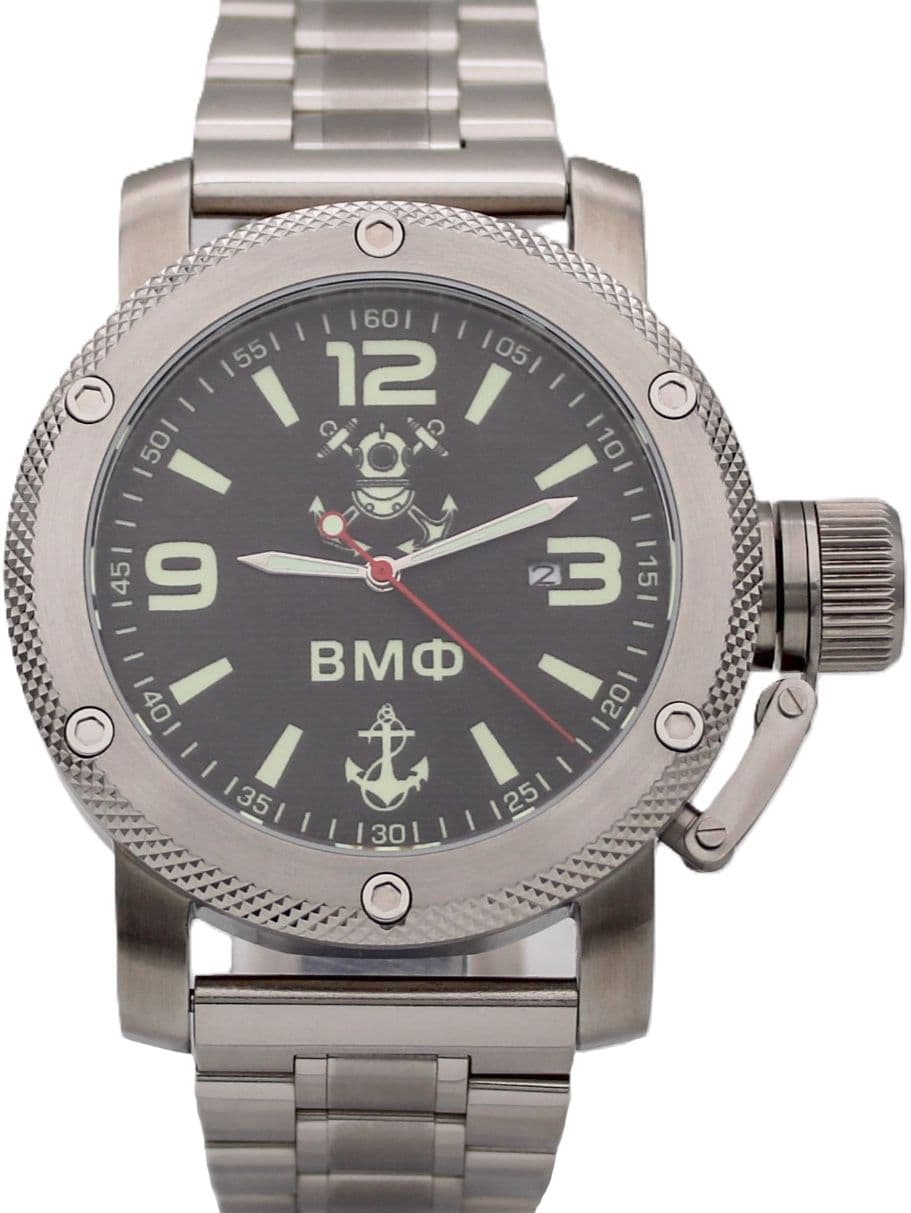 Часы ВМФ механические с автоподзаводом (Miyota 8215) 05.1026.2