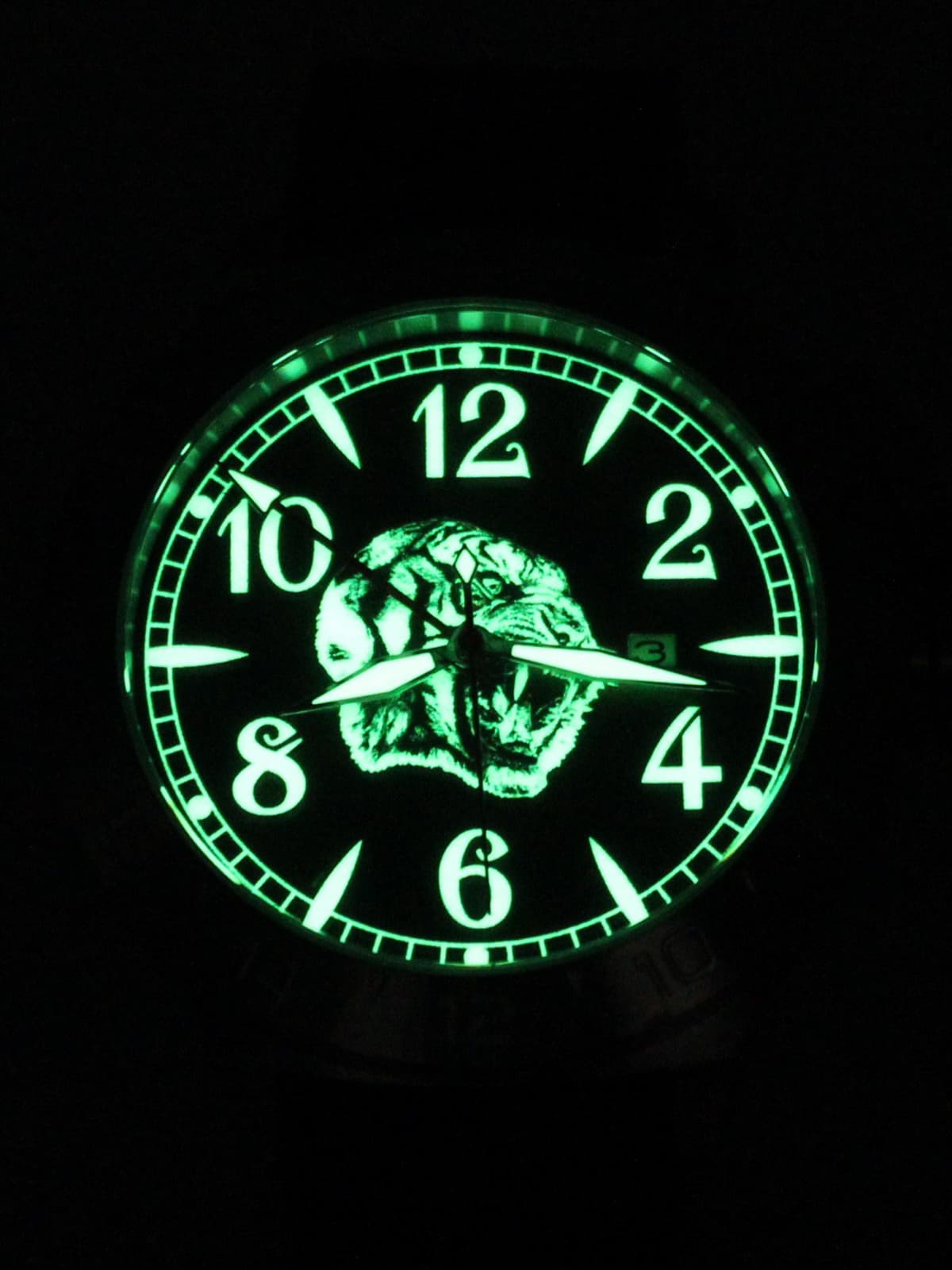 Часы Тигр механические с автоподзаводом (Seiko NH34A) 52.310.21