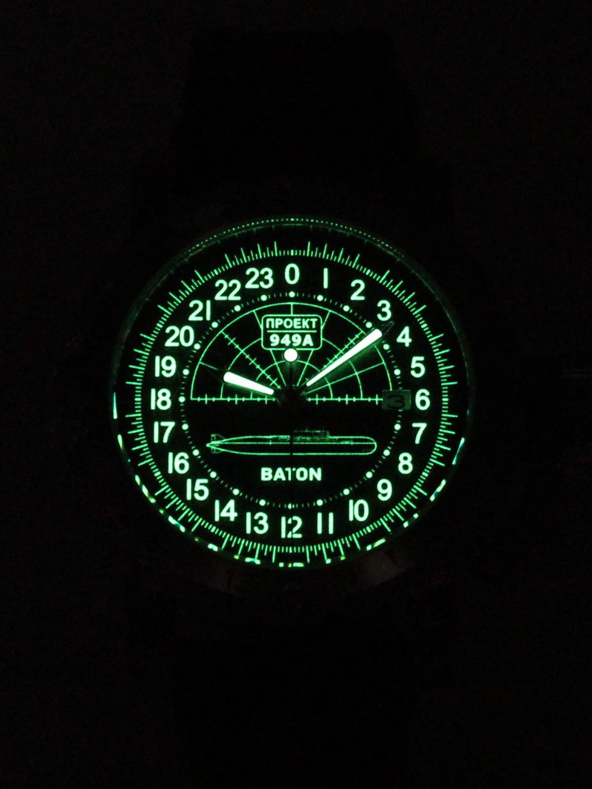 Часы 949А / Baton кварцевые (Ronda 515.24H) Q47.047.21