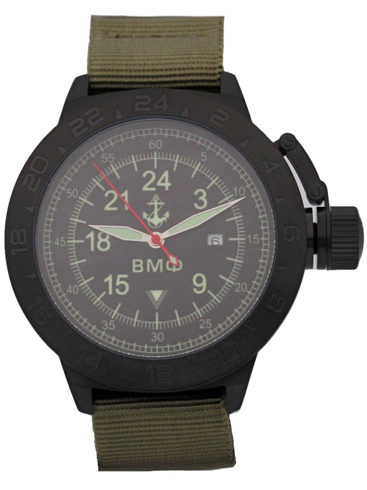 Часы ВМФ кварцевые (Ronda 515.24H) Q152.060.21