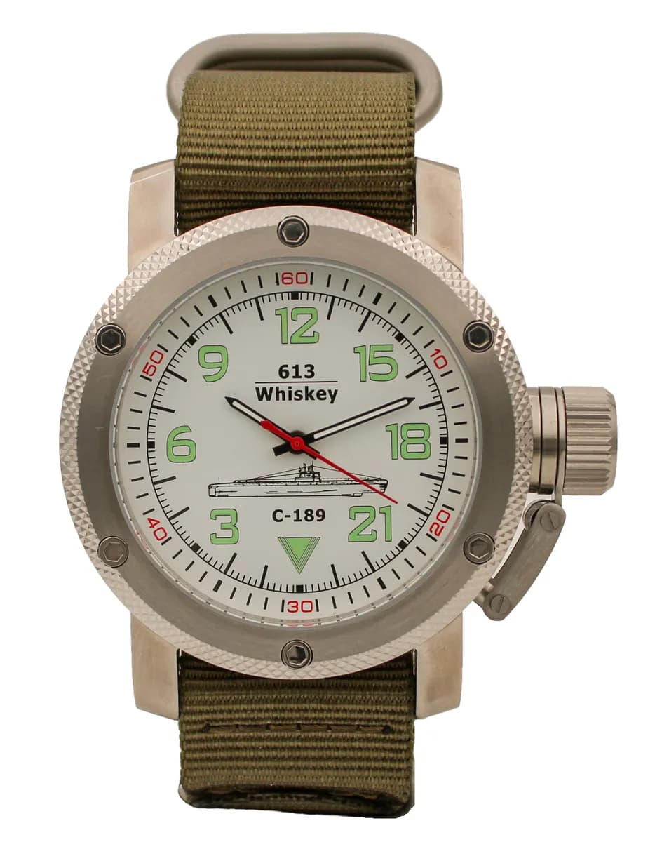 Часы наручные С-189 (Whiskey) механические 101.21, противоударные, механизм Ракета 2623Н