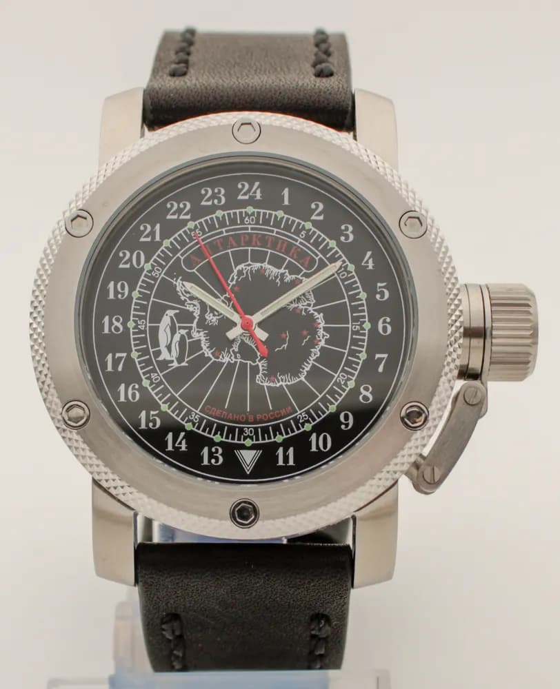 Часы Полярные / Антарктика 1139.01 механические с автоподзаводом (сапфировое стекло), механизм Восток 2431