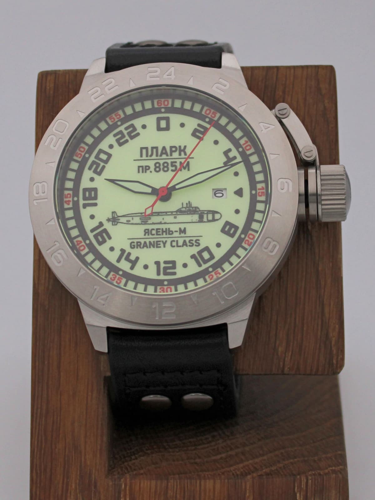 Часы ПЛАРК 885М Ясень-М (Graney class) механические с автоподзаводом (Seiko NH34A) 52.193.01