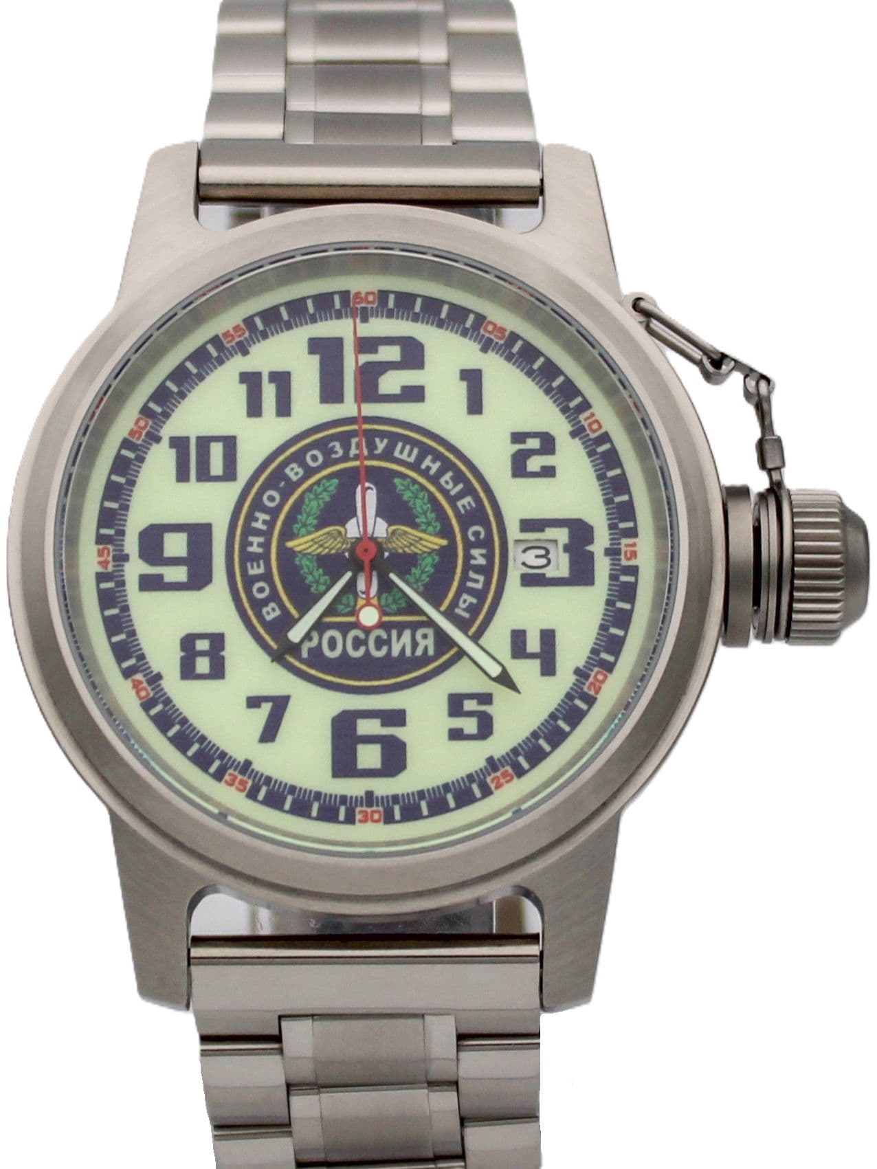 Часы ВВС механические с автоподзаводом (Seiko NH35A) 45.208.2