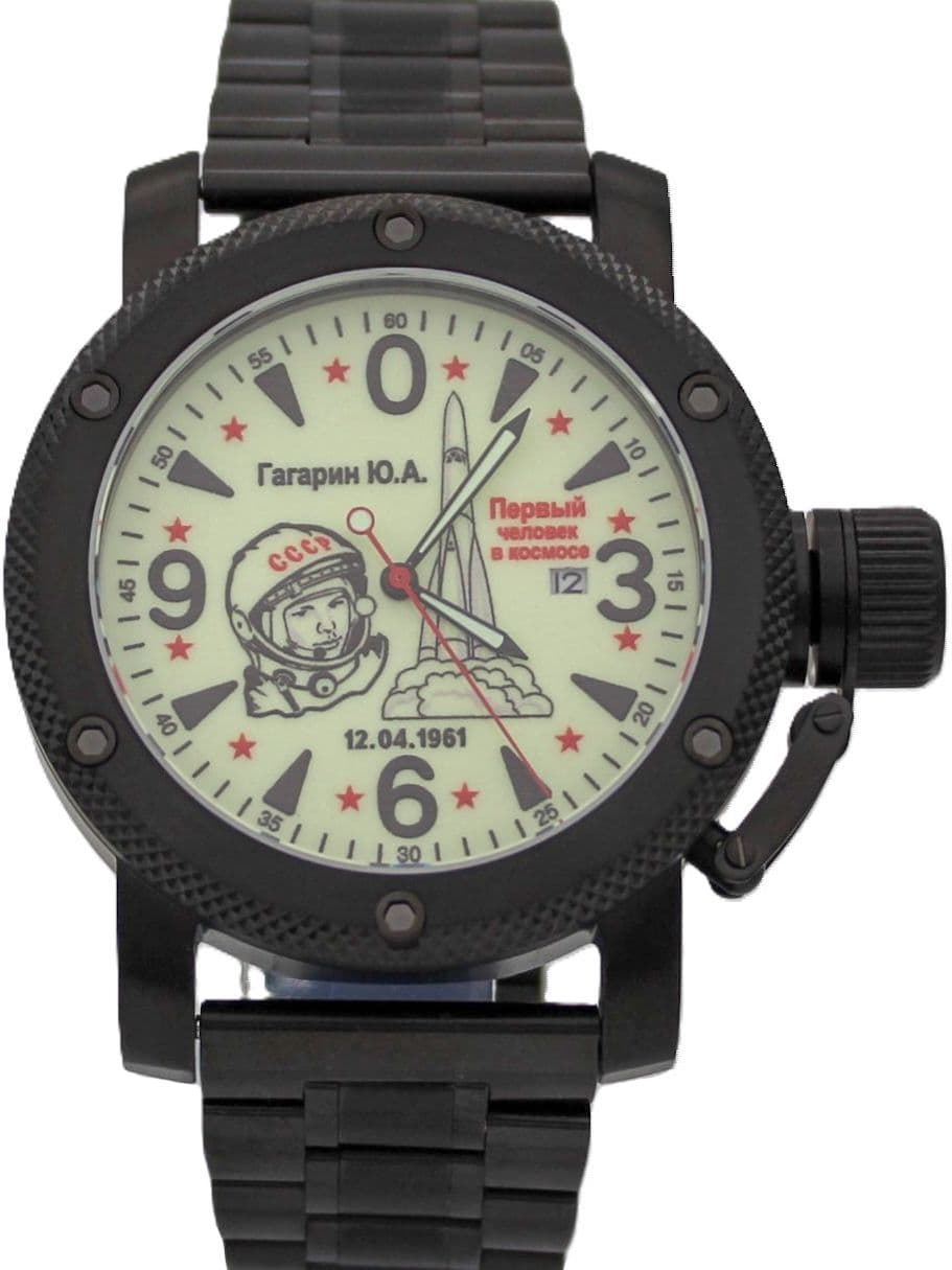 Часы Гагарин механические с автоподзаводом (Miyota 8215) 105.1370.1