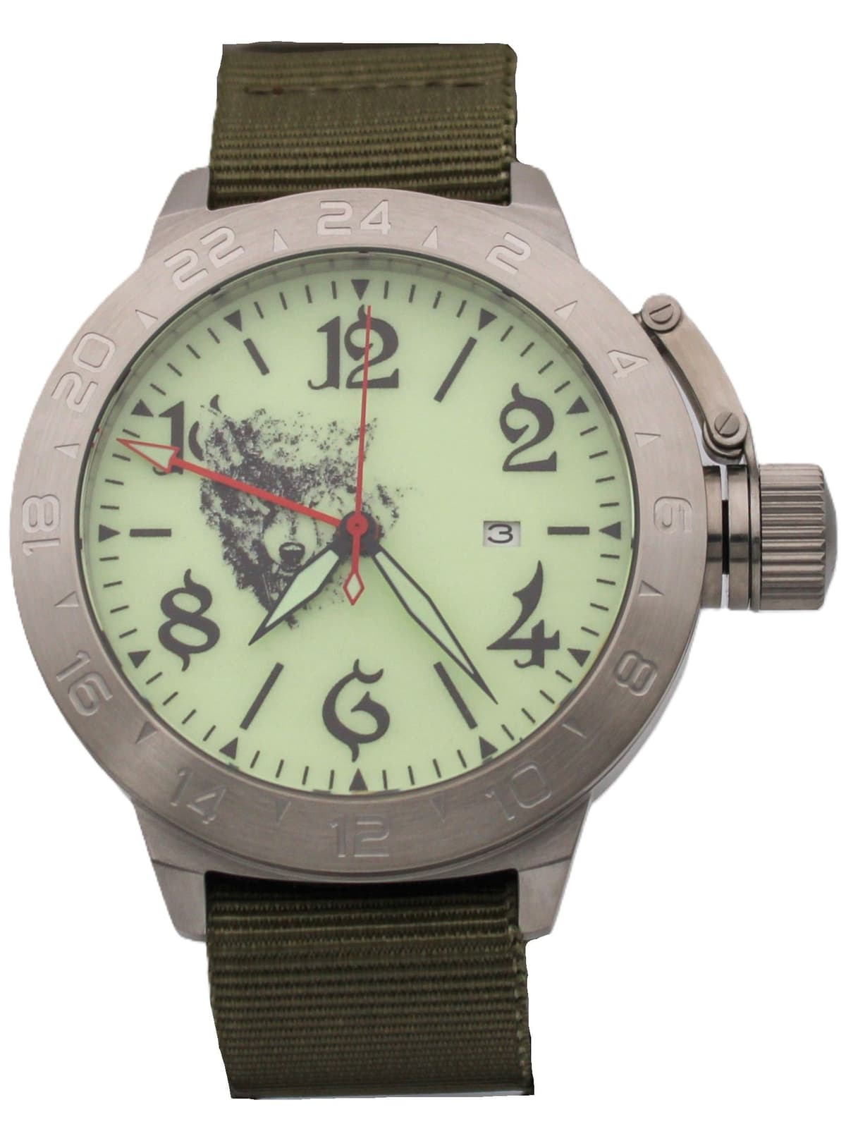 Часы Волк механические с автоподзаводом (Seiko NH34A) 52.305.21