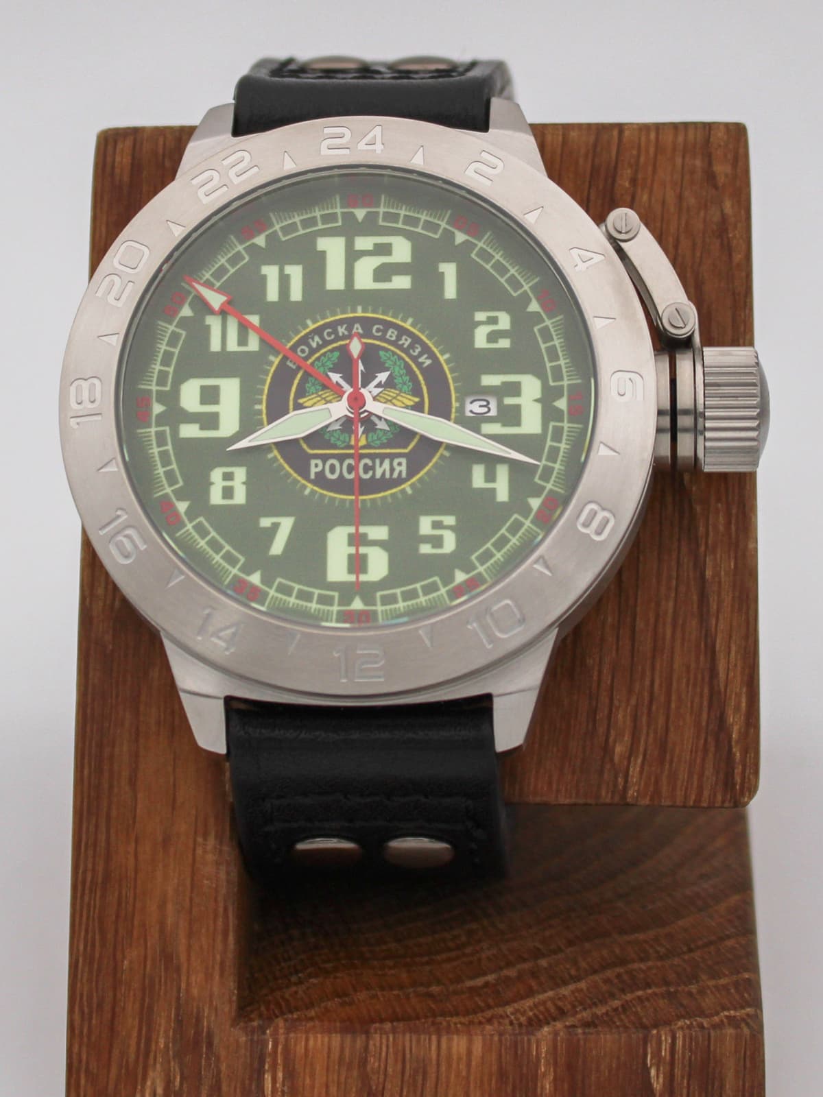 Часы Войска связи механические с автоподзаводом (Seiko NH34A) 52.198.01