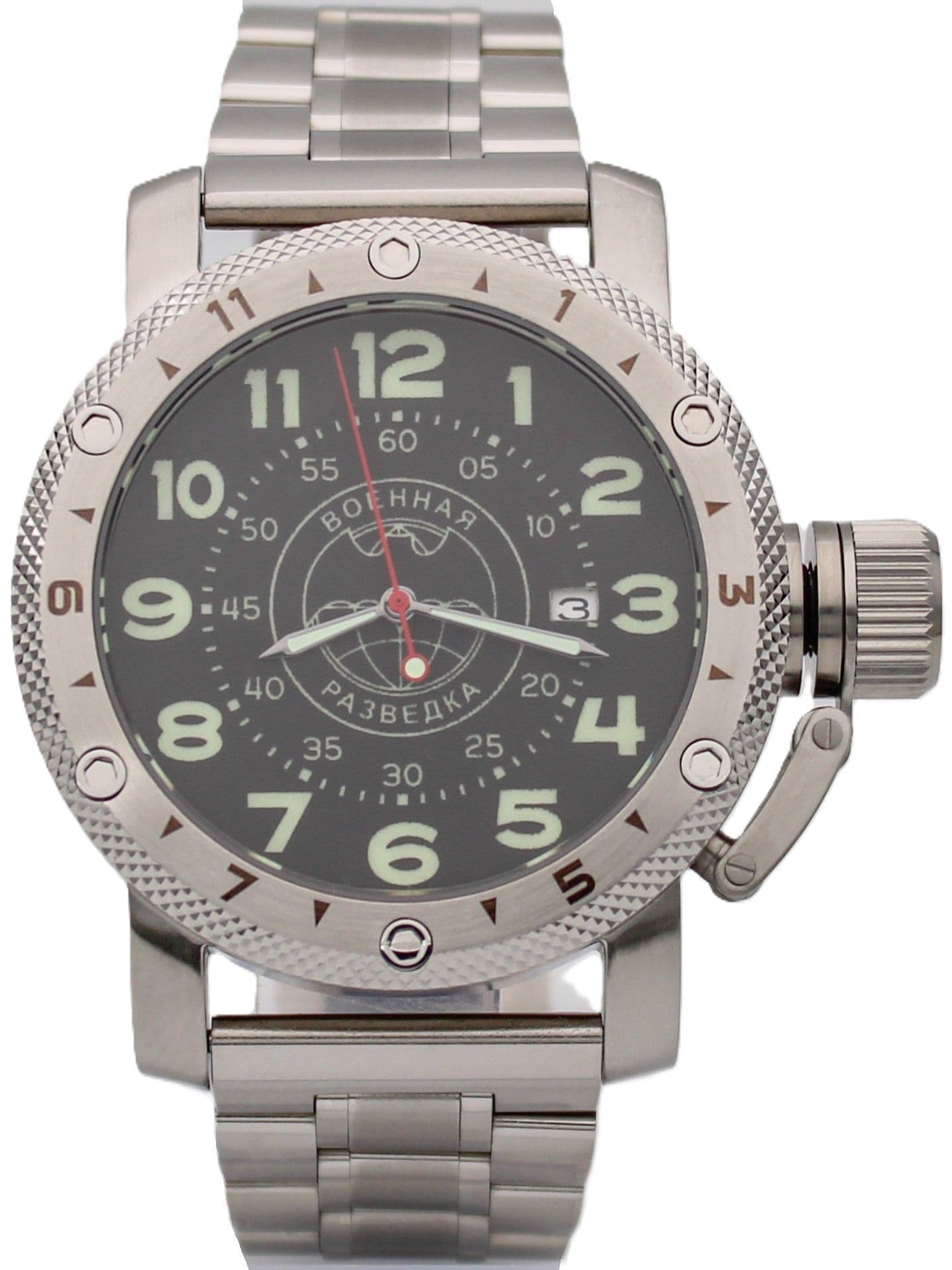 Часы Военная разведка механические с автоподзаводом (Seiko NH35A) 47.169.2