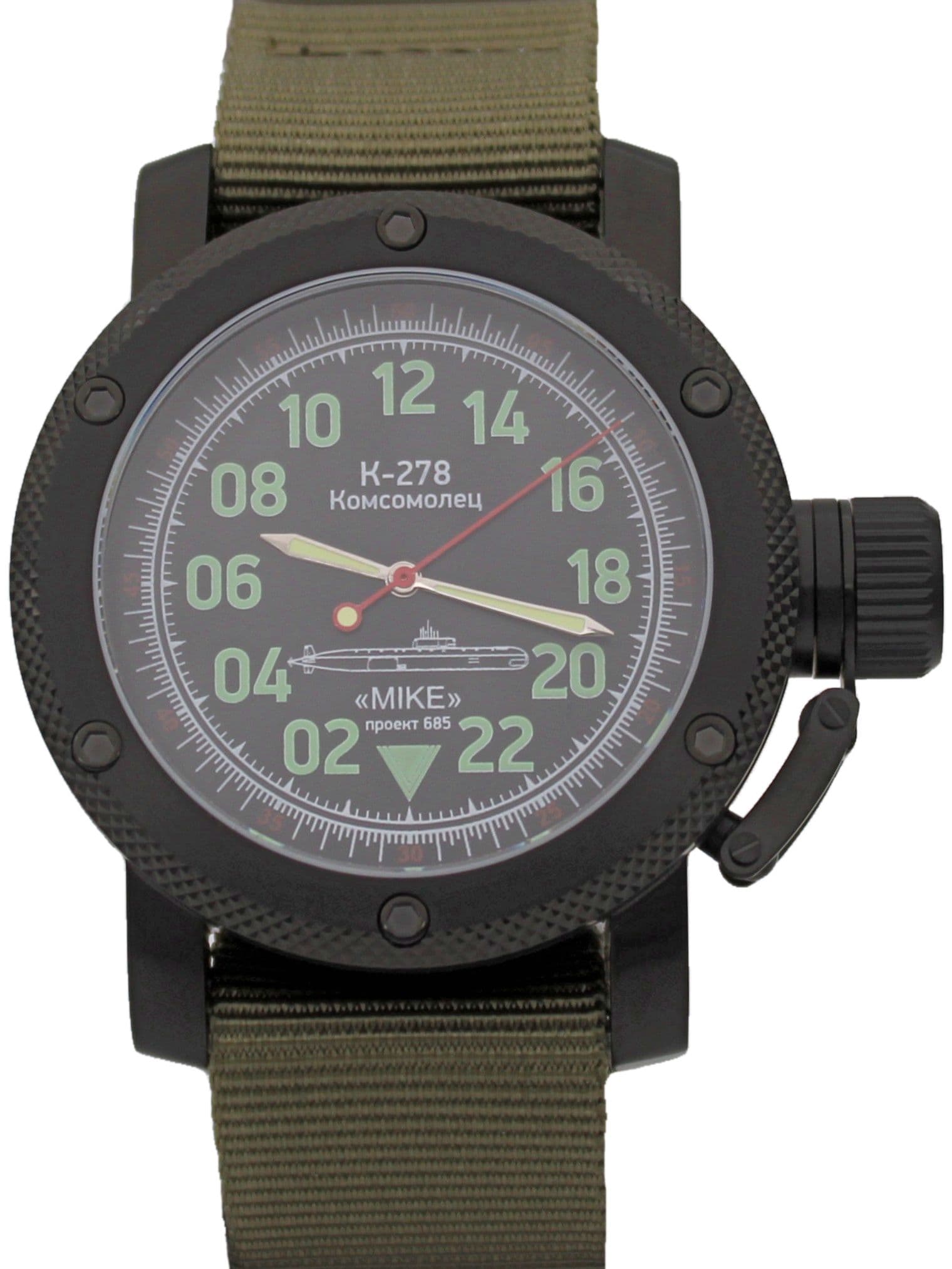 Часы К-278 / Комсомолец (Mike) механические с автоподзаводом (Восток 2431) 101.044.21