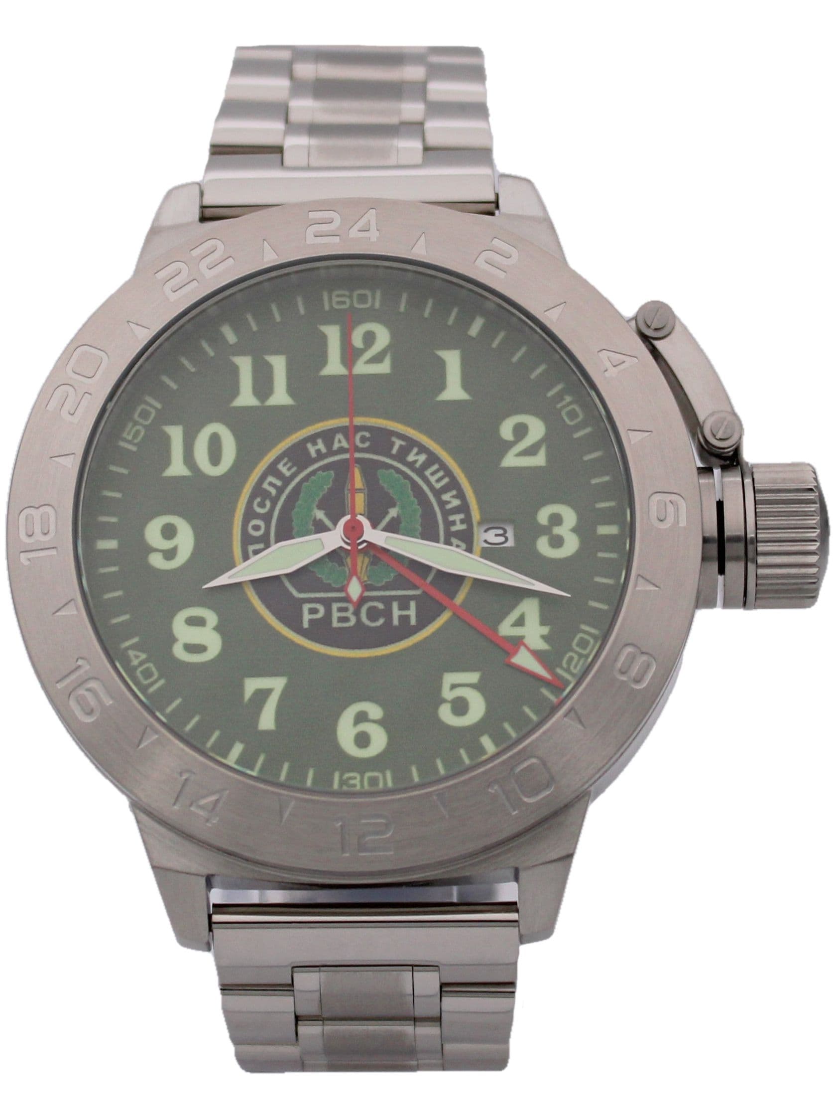 Часы РВСН механические с автоподзаводом (Seiko NH34A) 52.309.2