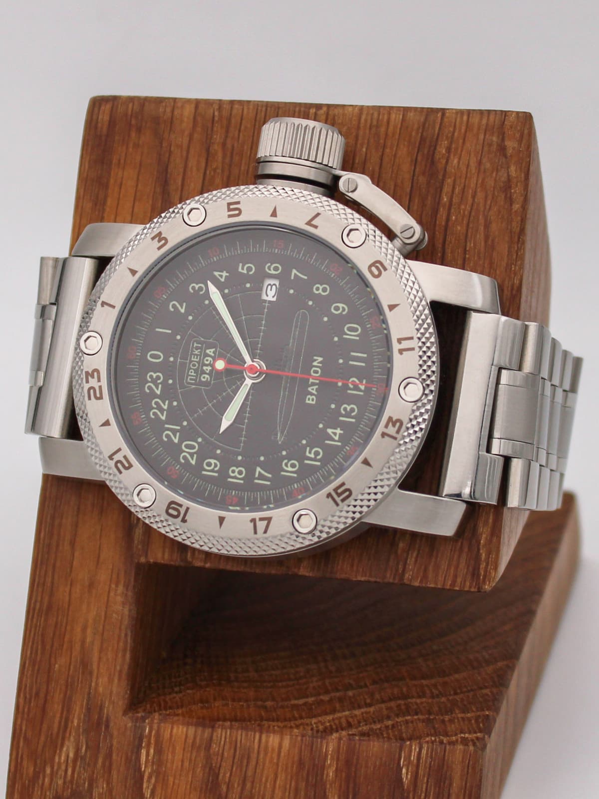 Часы 949А / Baton кварцевые (Ronda 515.24H) Q47.047.2