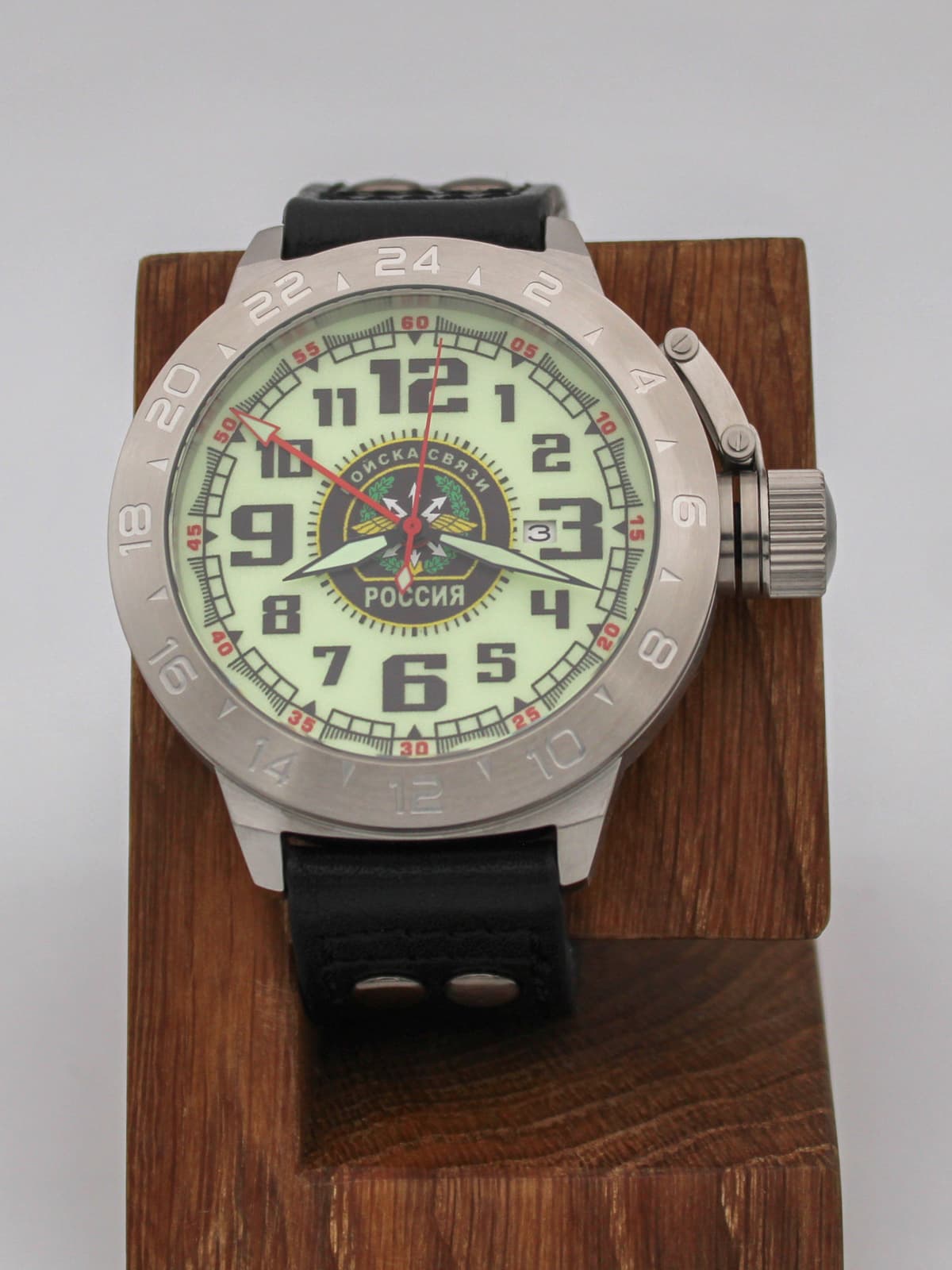 Часы Войска связи механические с автоподзаводом (Seiko NH34A) 52.196.01