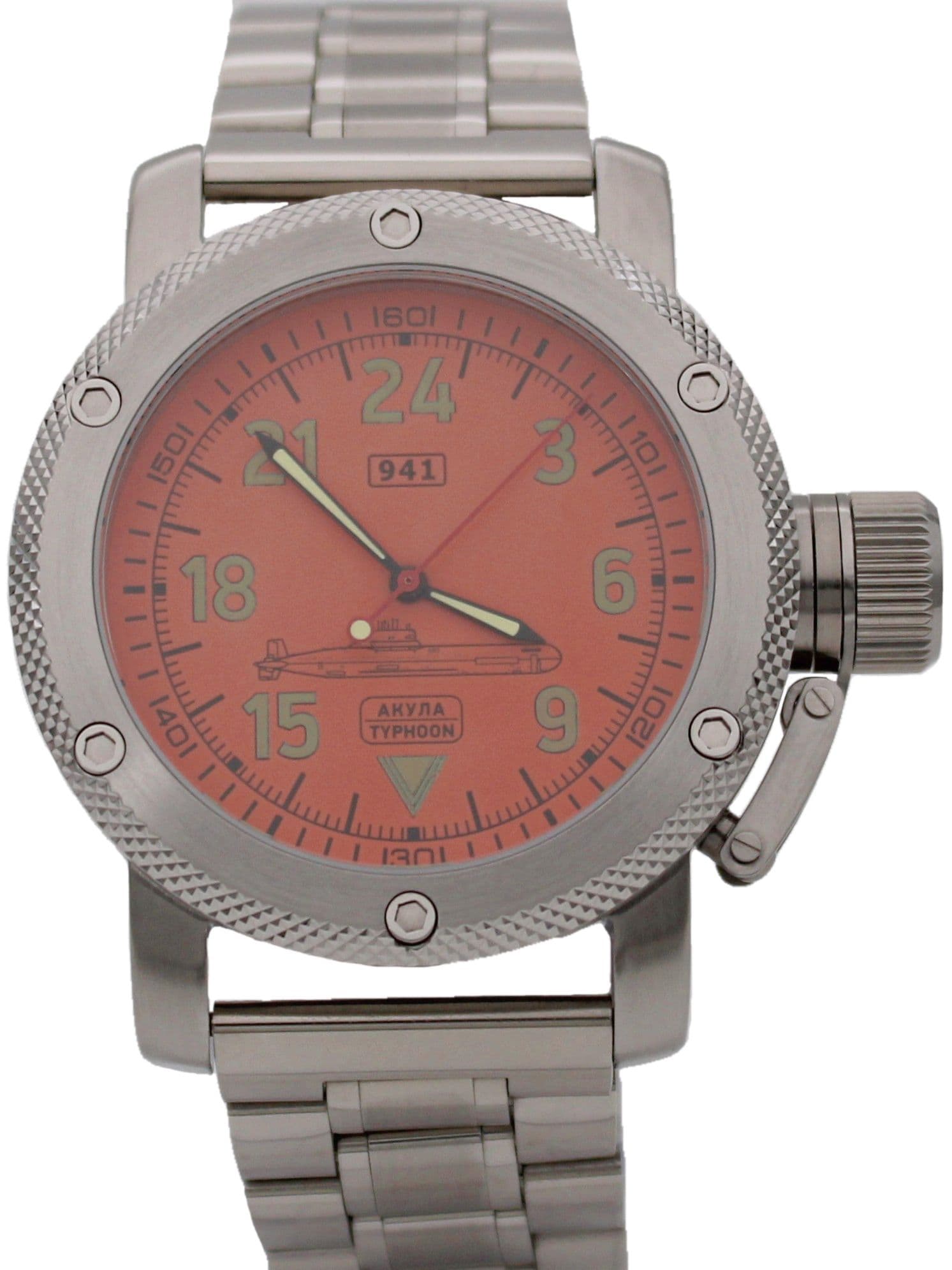 Часы 941 / Акула (Typhoon) механические с автоподзаводом (Восток 2431) 01.053.2