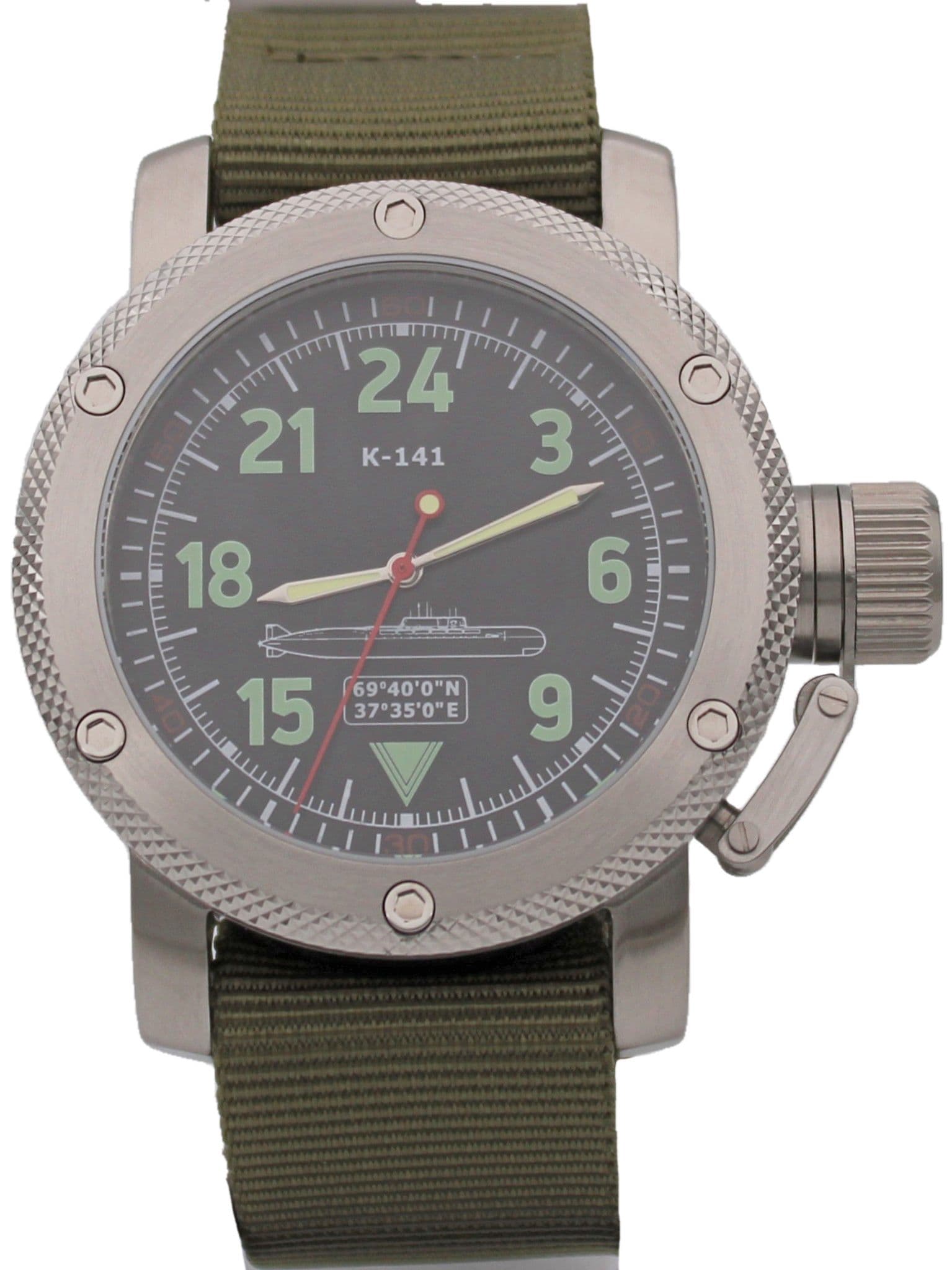 Часы К-141 / Курск (Oscar-II) механические с автоподзаводом (Восток 2431) 01.089.21