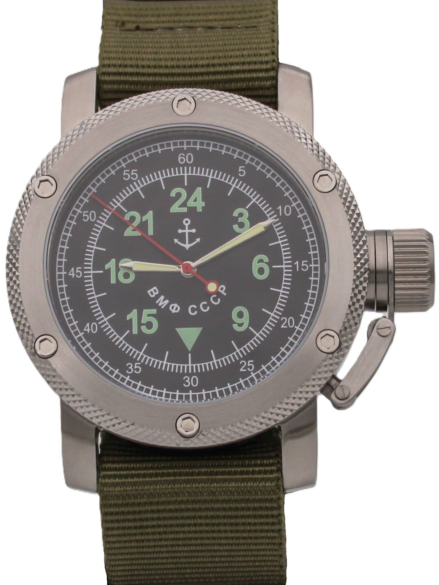 Часы ВМФ СССР механические с автоподзаводом (Восток 2431) 01.014.21