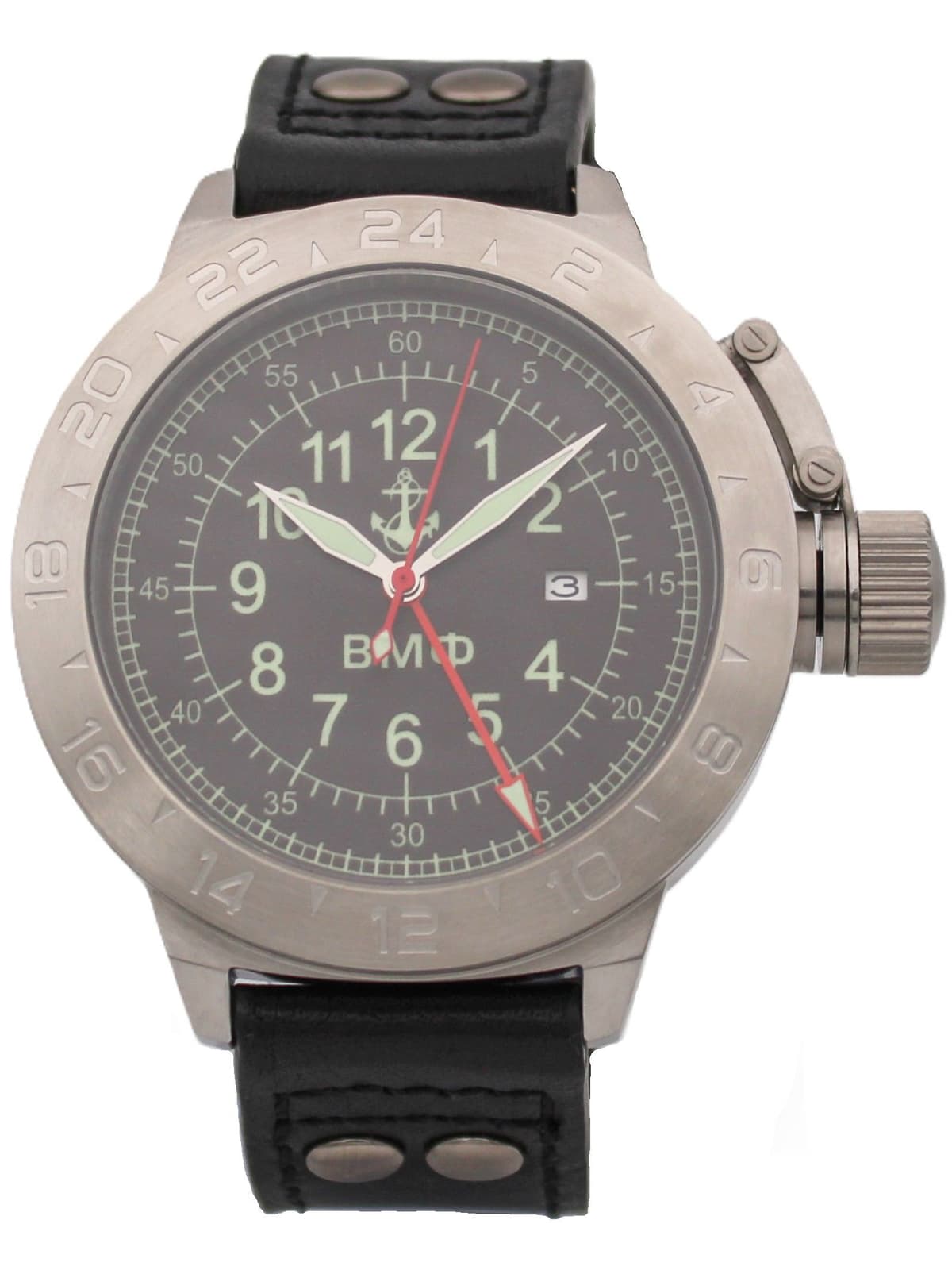 Часы ВМФ механические с автоподзаводом (Seiko NH34A) 52.321.01