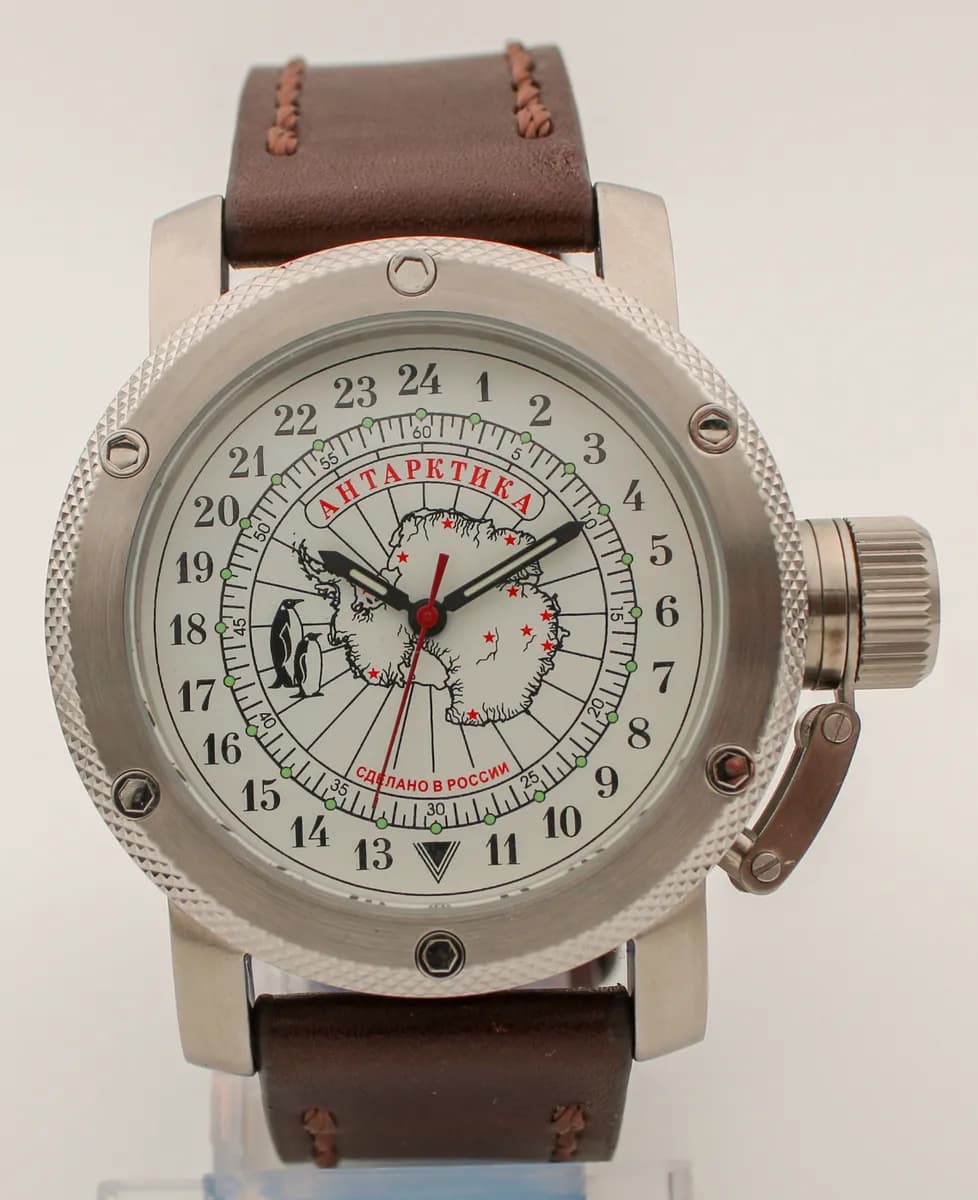 Часы наручные Полярные / Антарктика механические 136.02, механизм Ракета 2623 НА.