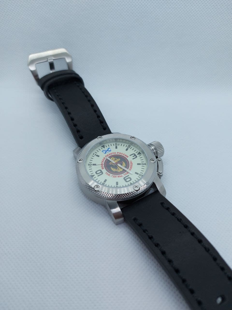 Часы наручные Морская Пехота России, механические, противоударные, механизм Ракета 2609 НА