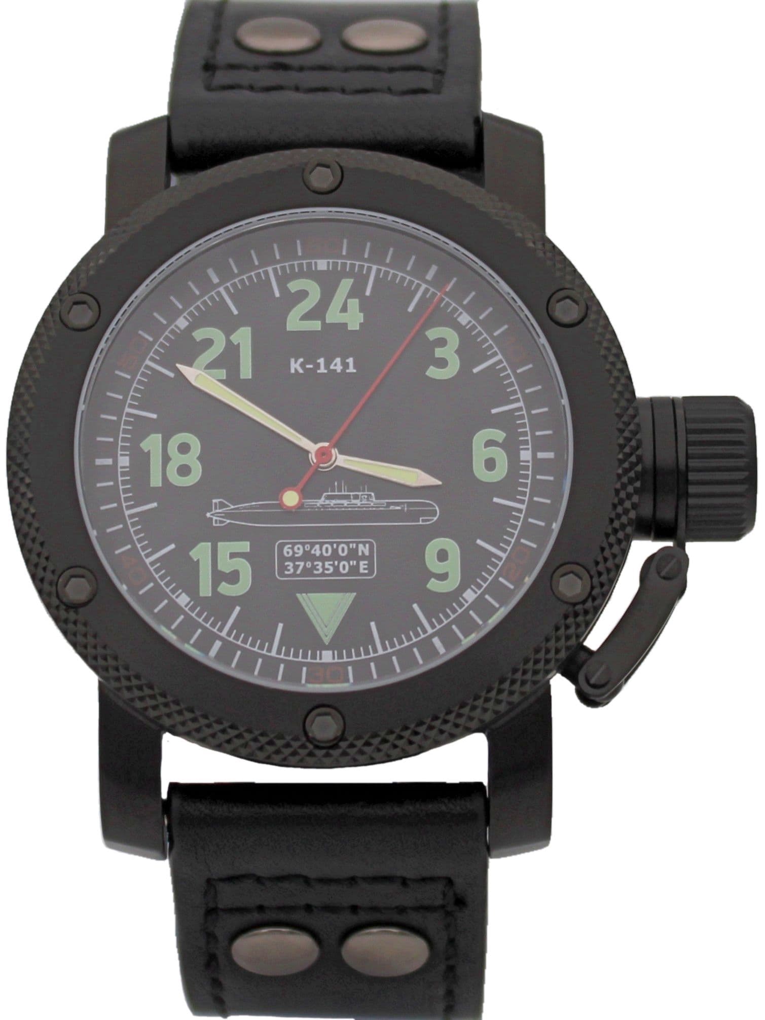 Часы К-141 / Курск (Oscar-II) механические с автоподзаводом (Восток 2431) 101.089.01