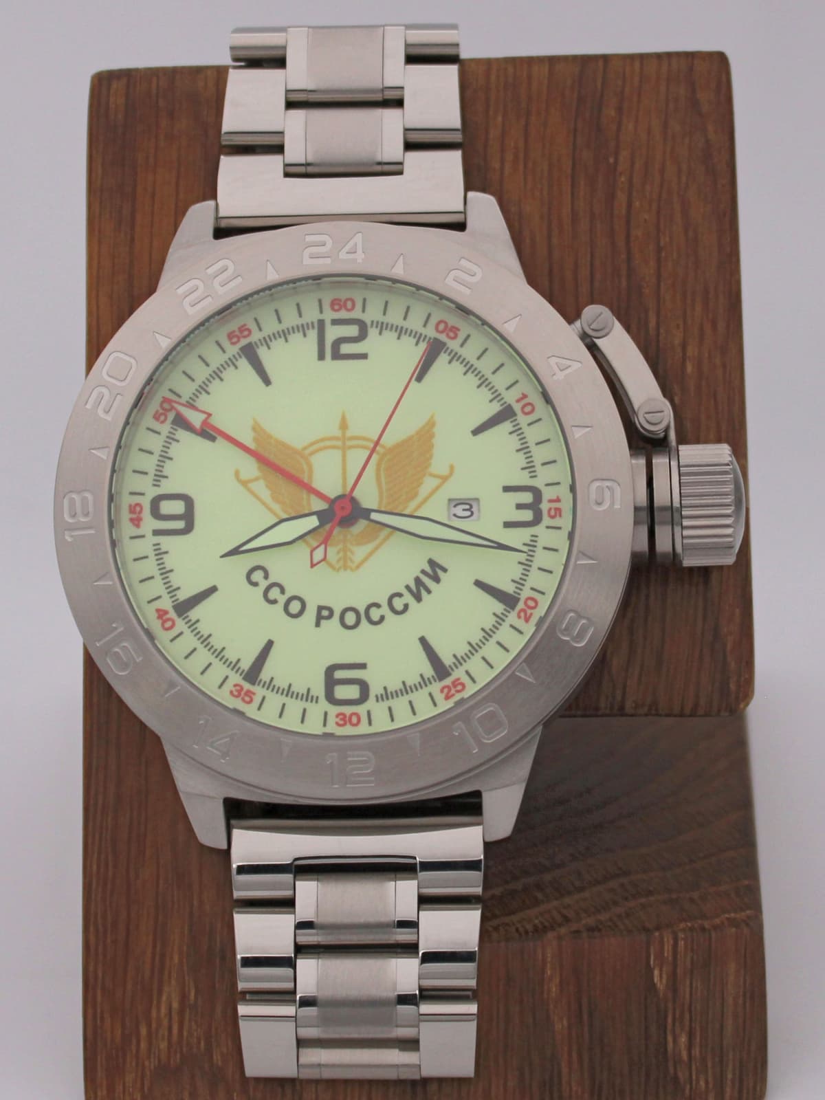 Часы ССО России механические с автоподзаводом (Seiko NH34A) 52.280.2