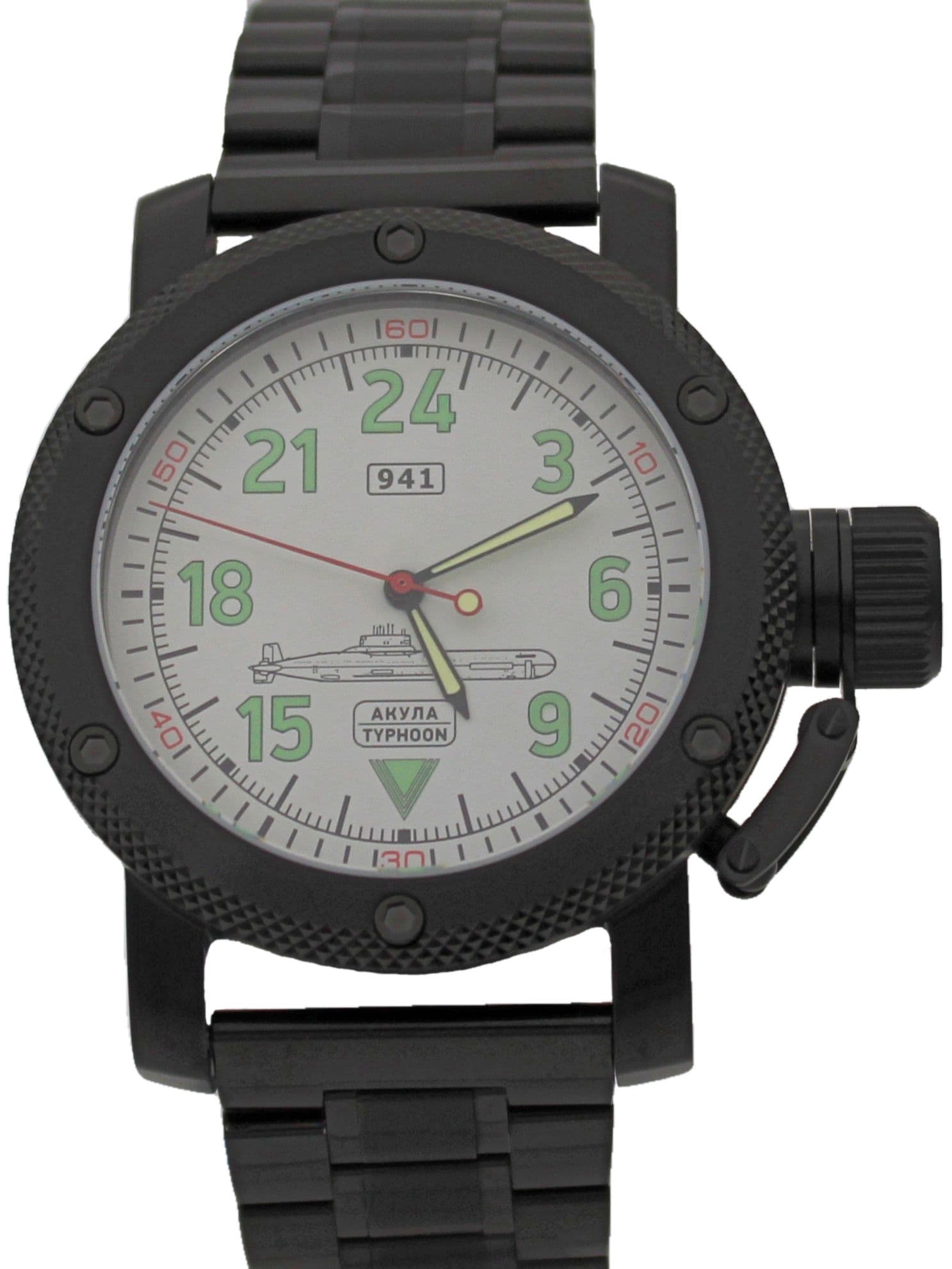 Часы 941 / Акула (Typhoon) механические с автоподзаводом (Восток 2431) 101.051.1