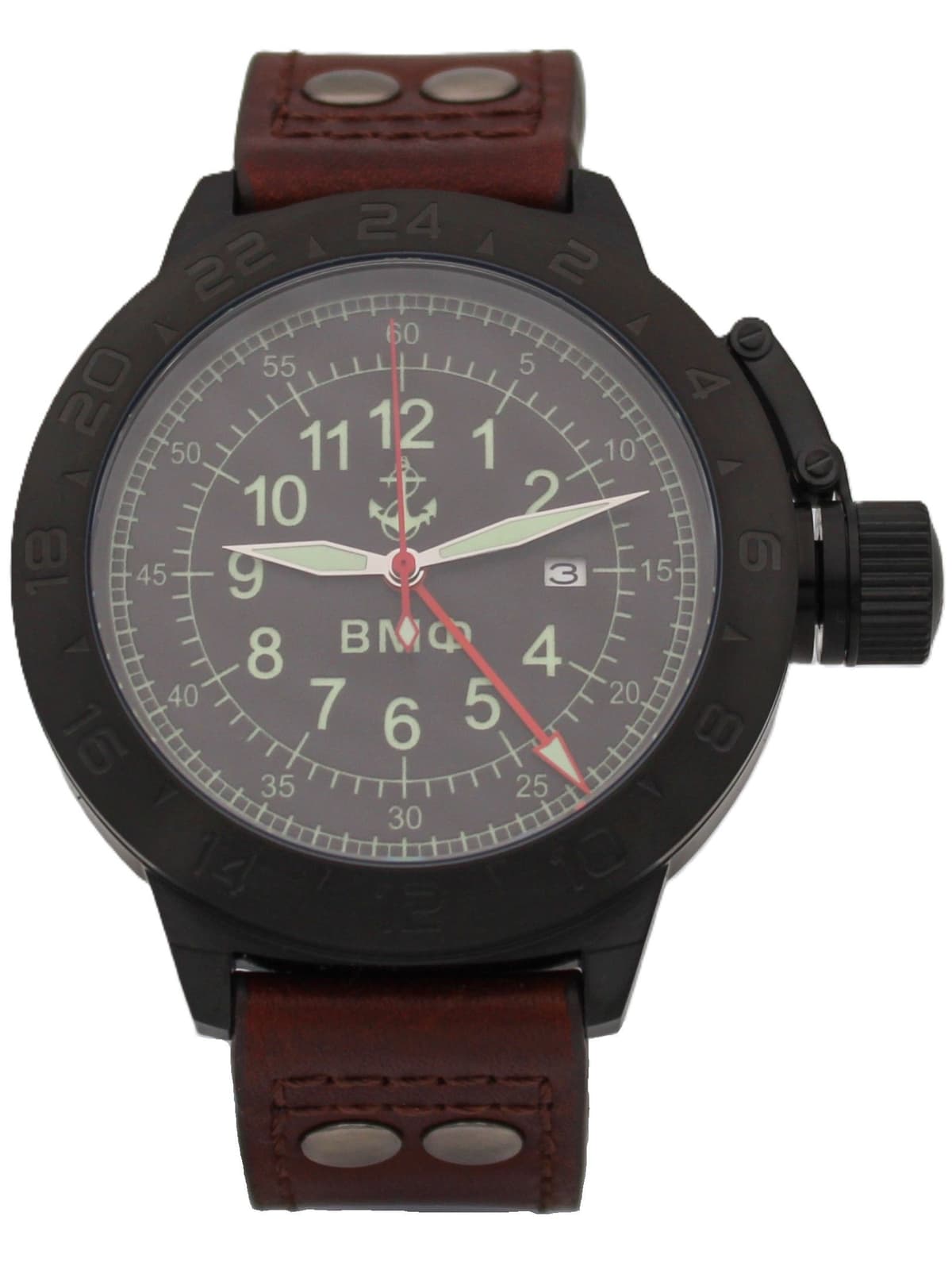 Часы ВМФ механические с автоподзаводом (Seiko NH34A) 152.321.02