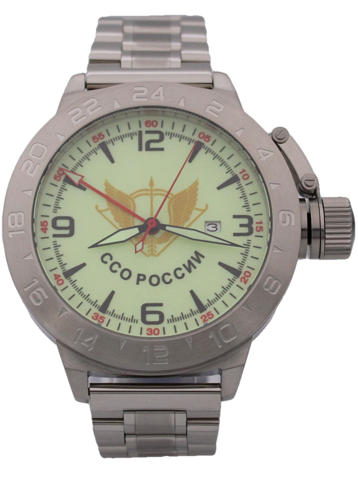 Часы ССО России механические с автоподзаводом (Seiko NH34A) 52.280.2