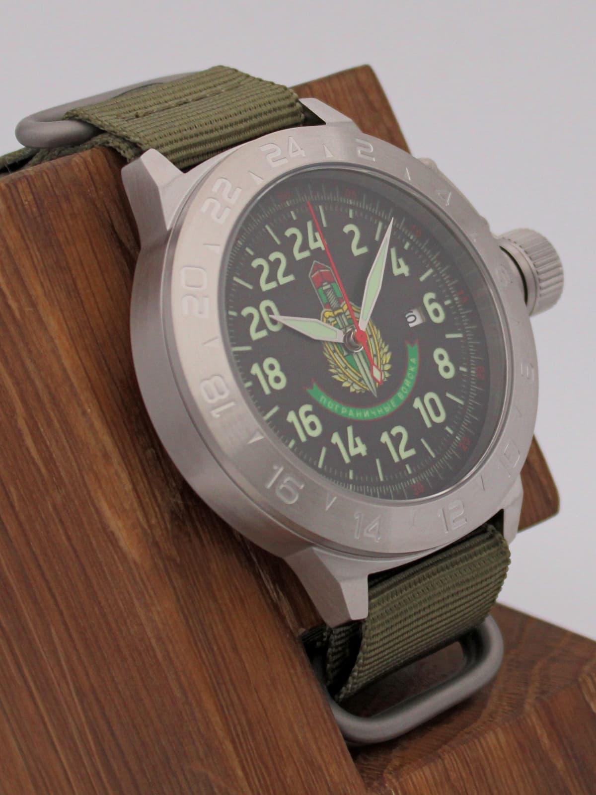 Часы Погранвойска механические с автоподзаводом (Seiko NH34A) 52.174.21