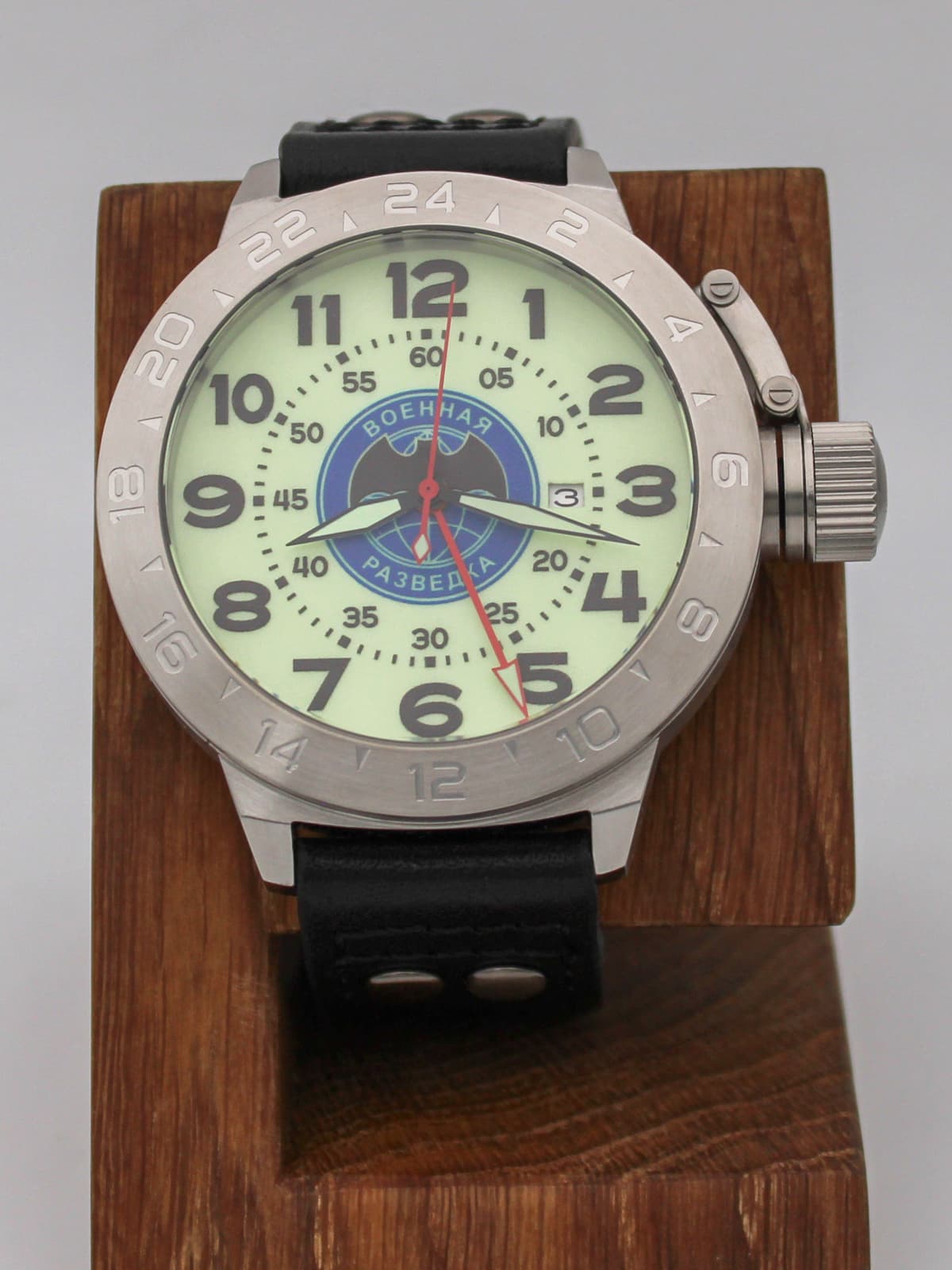 Часы Военная разведка механические с автоподзаводом (Seiko NH34A) 52.168.01