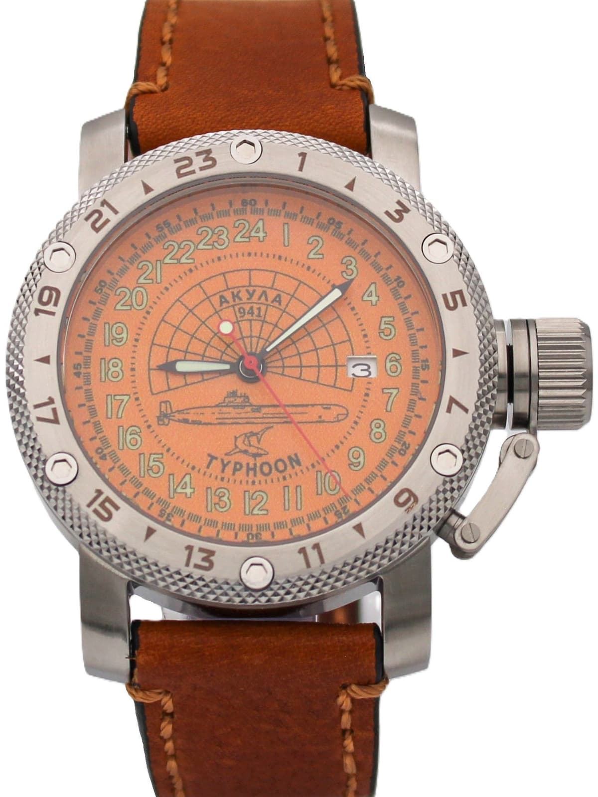 Часы 941 / Акула (Typhoon) механические с автоподзаводом (Seiko NH34A) 47.149.03