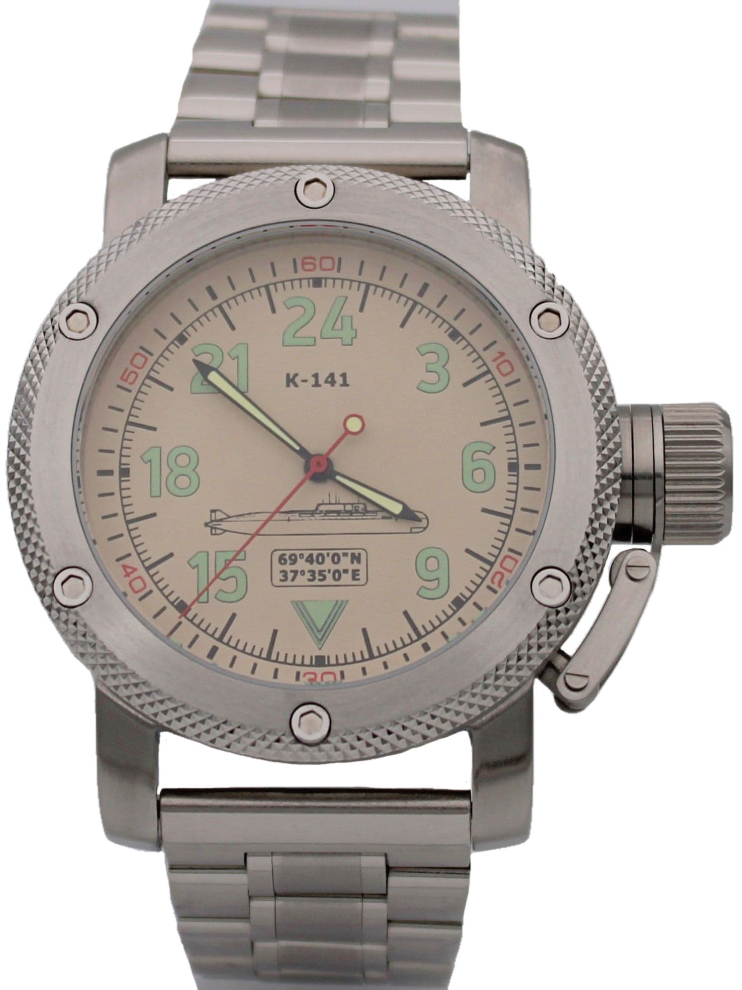 Часы К-141 / Курск (Oscar-II) механические с автоподзаводом (Восток 2431) 01.087.2