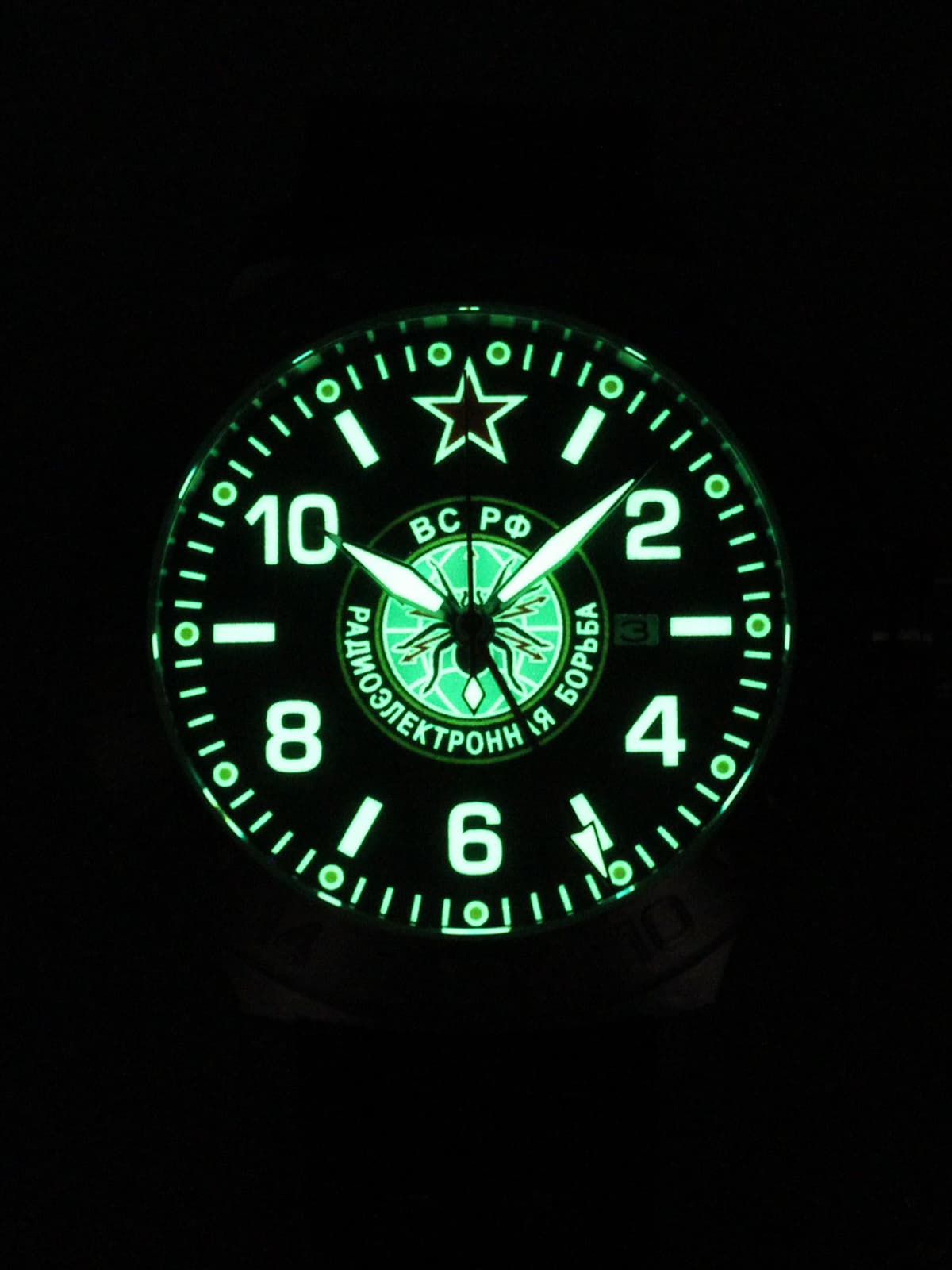 Часы Войска РЭБ механические с автоподзаводом (Seiko NH34A) 52.276.21