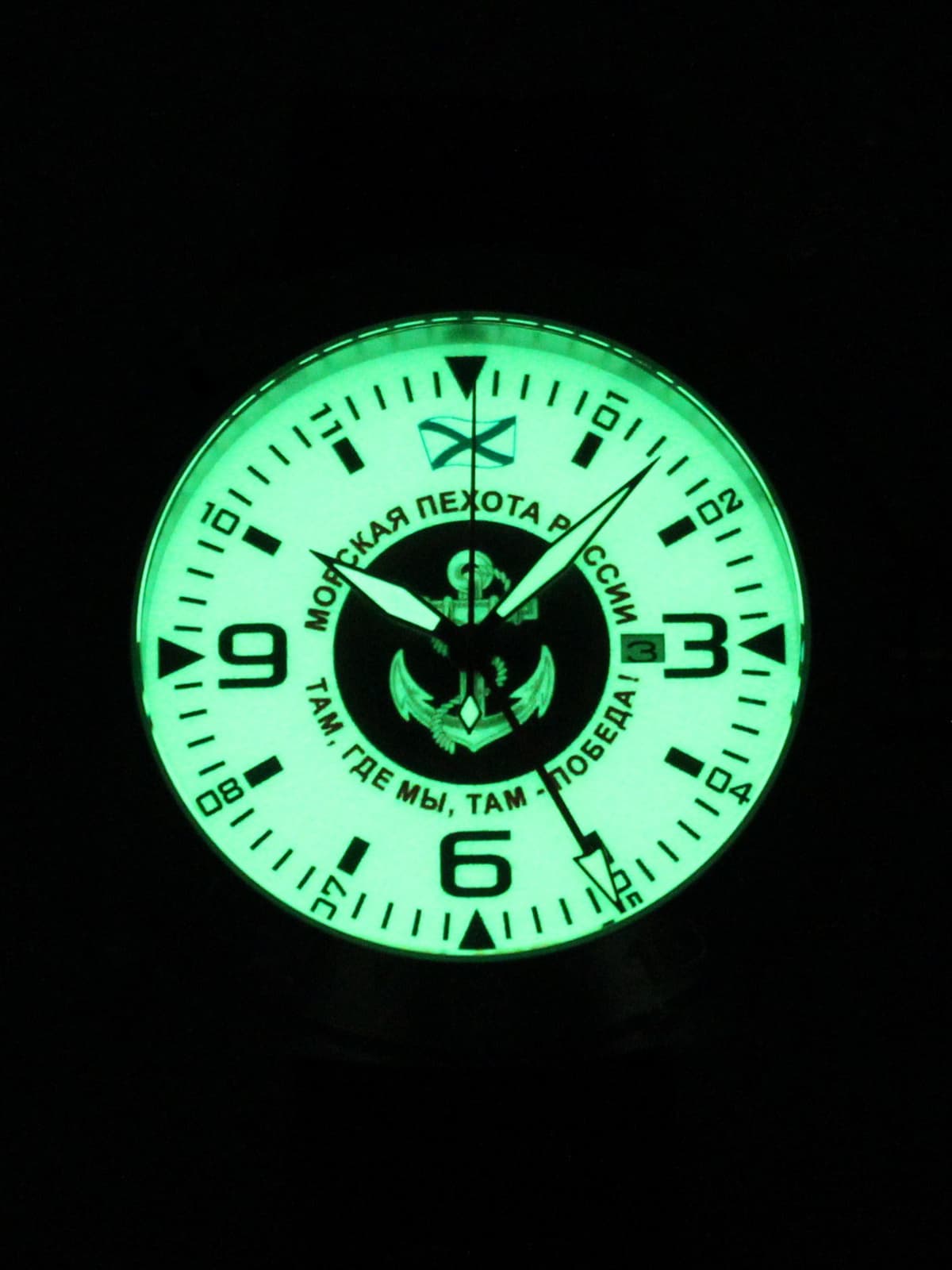 Часы Морская пехота механические с автоподзаводом (Seiko NH34A) 52.166.01