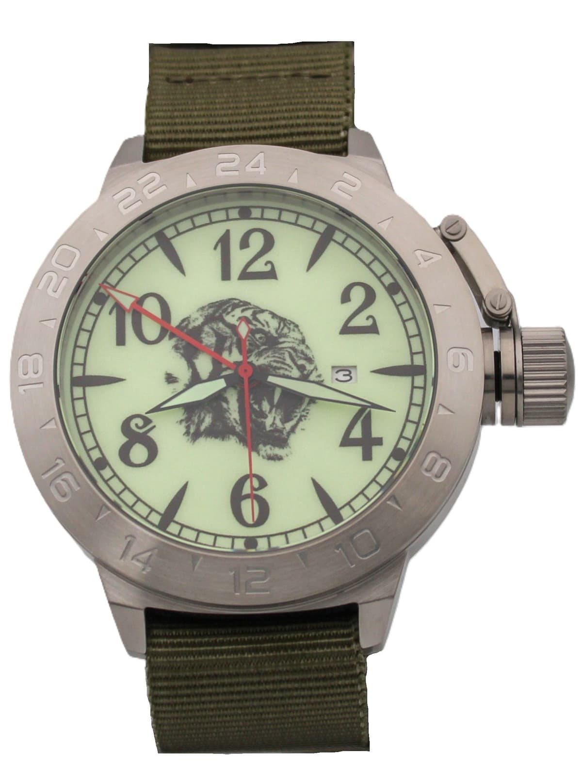 Часы Тигр механические с автоподзаводом (Seiko NH34A) 52.315.21