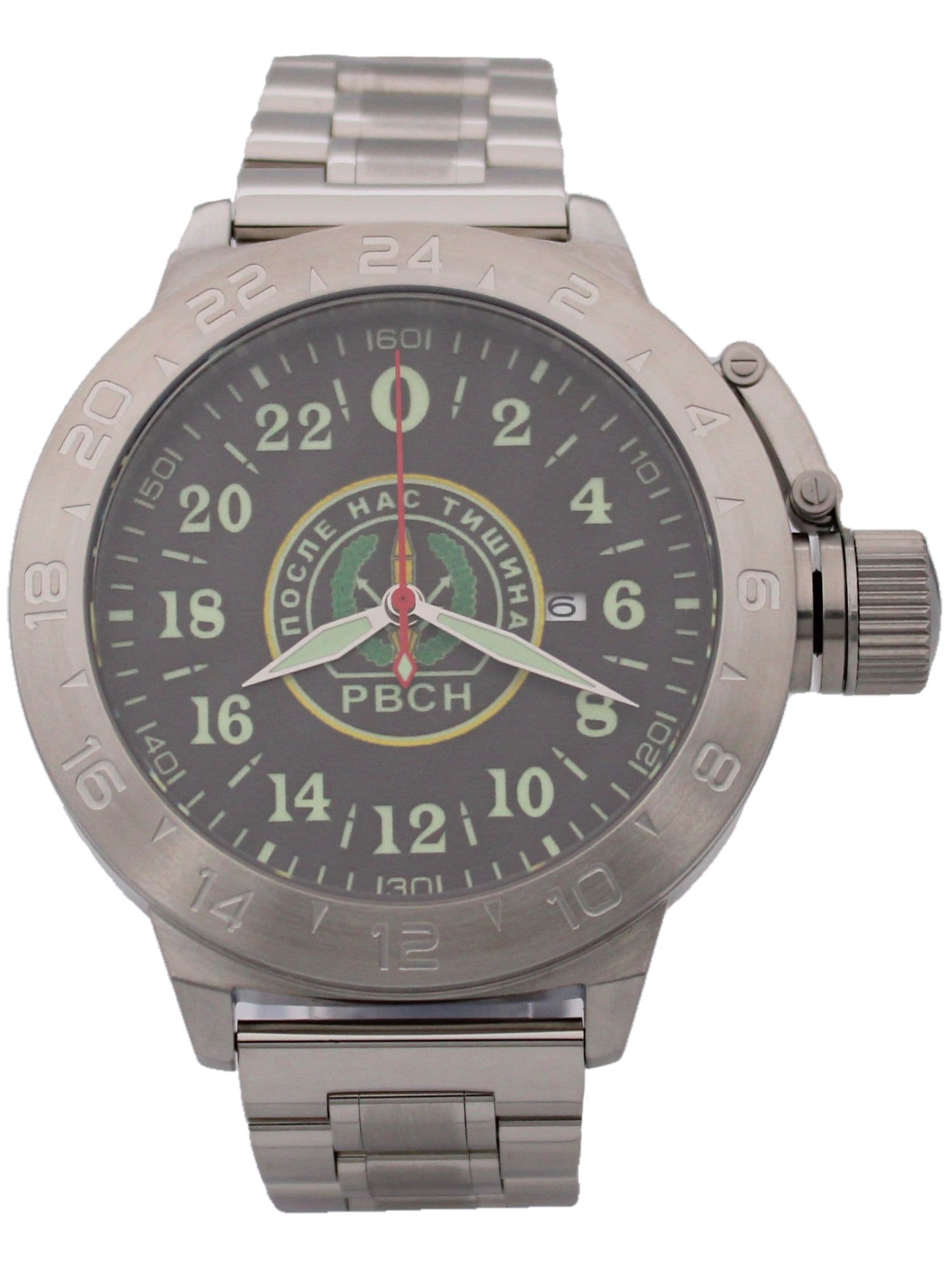 Часы РВСН механические с автоподзаводом (Seiko NH34A) 52.161.2