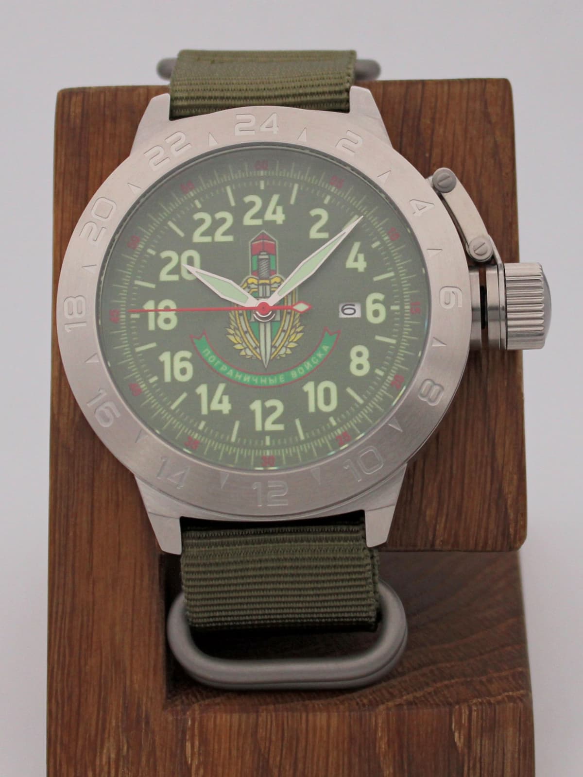 Часы Погранвойска механические с автоподзаводом (Seiko NH34A) 52.242.21