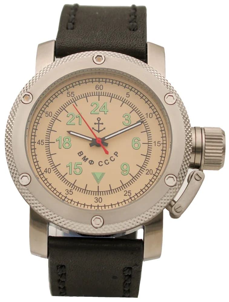 Часы ВМФ СССР механические 012.01 механизм Ракета 2623