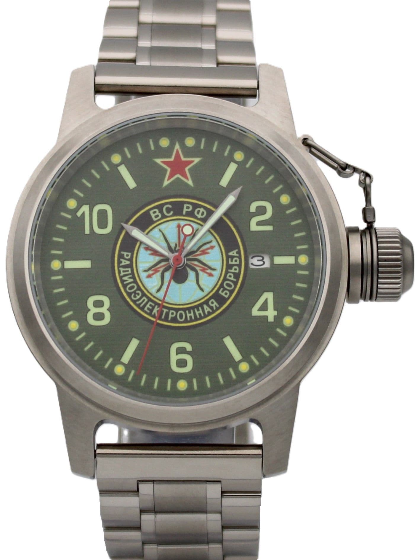 Часы Войска РЭБ механические с автоподзаводом (Seiko NH35A) 45.277.2