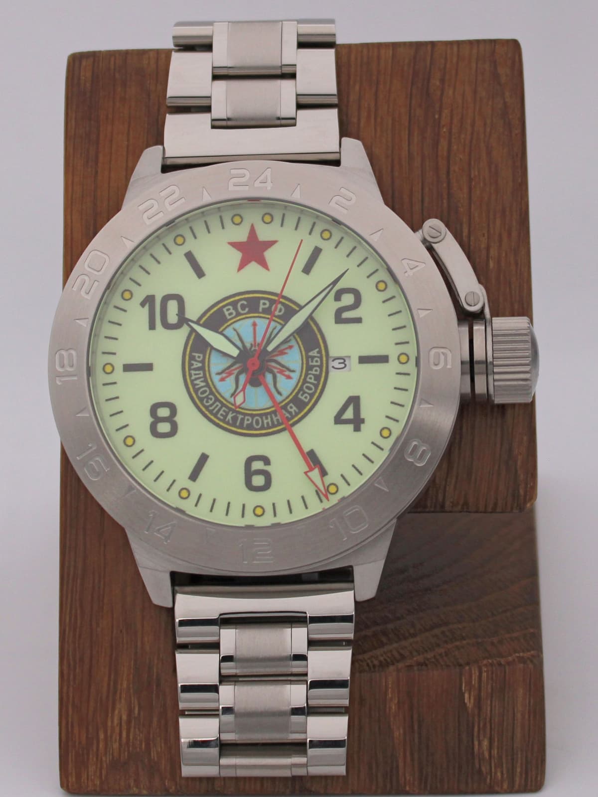 Часы Войска РЭБ механические с автоподзаводом (Seiko NH34A) 52.275.2