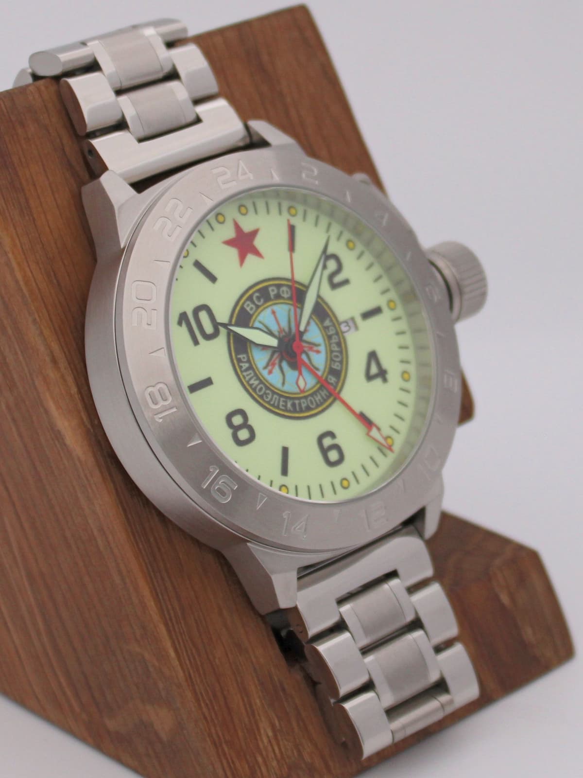 Часы Войска РЭБ механические с автоподзаводом (Seiko NH34A) 52.275.2