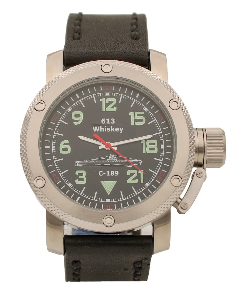 Часы наручные С-189 (Whiskey) механические 104.01, механизм Ракета 2623 Н