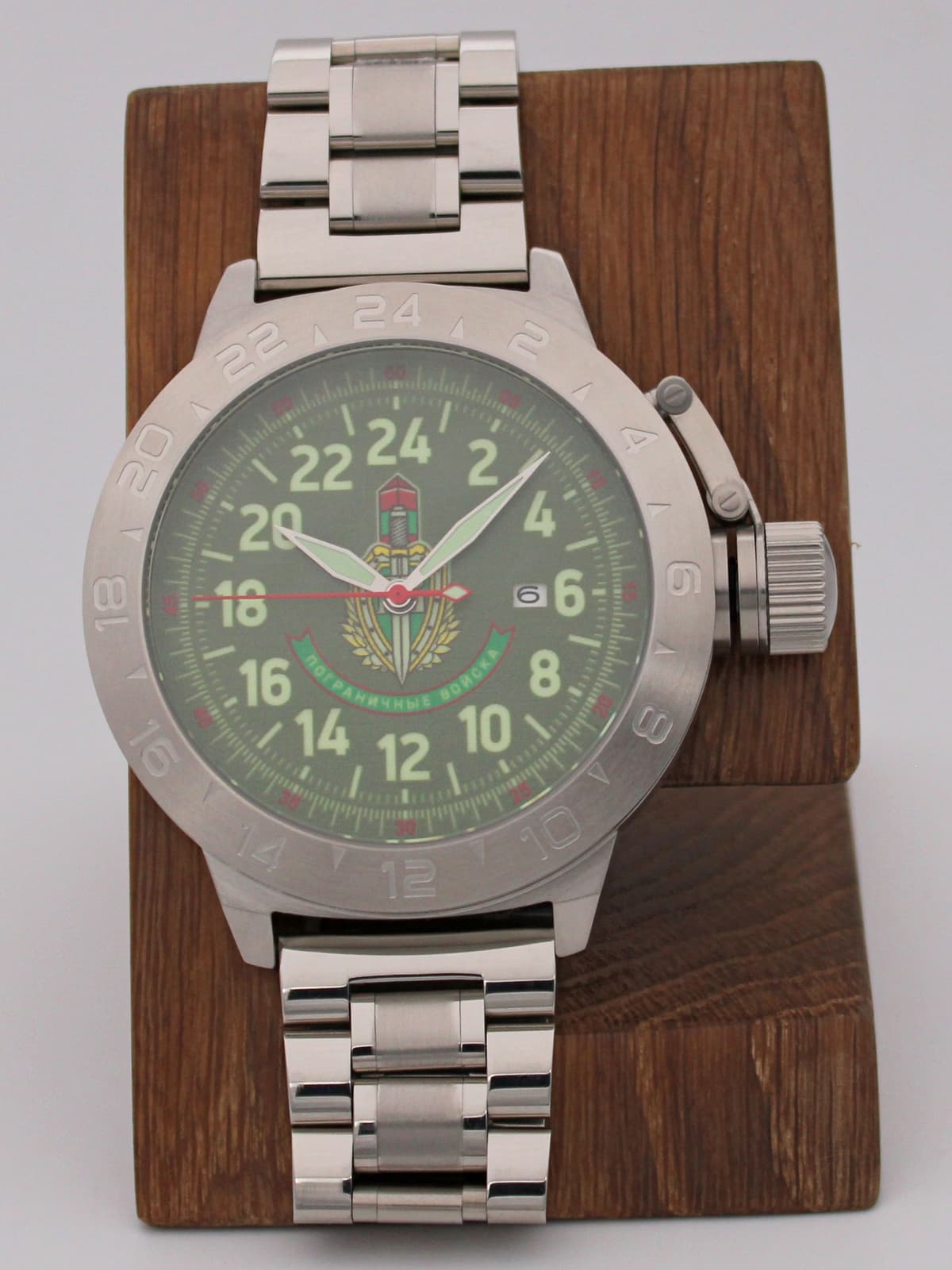 Часы Погранвойска механические с автоподзаводом (Seiko NH34A) 52.242.2