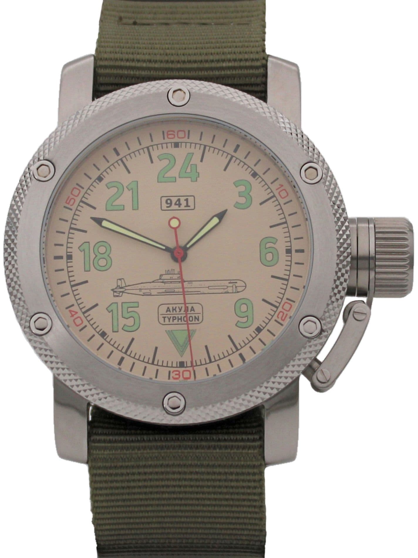 Часы 941 / Акула (Typhoon) механические с автоподзаводом (Восток 2431) 01.052.21