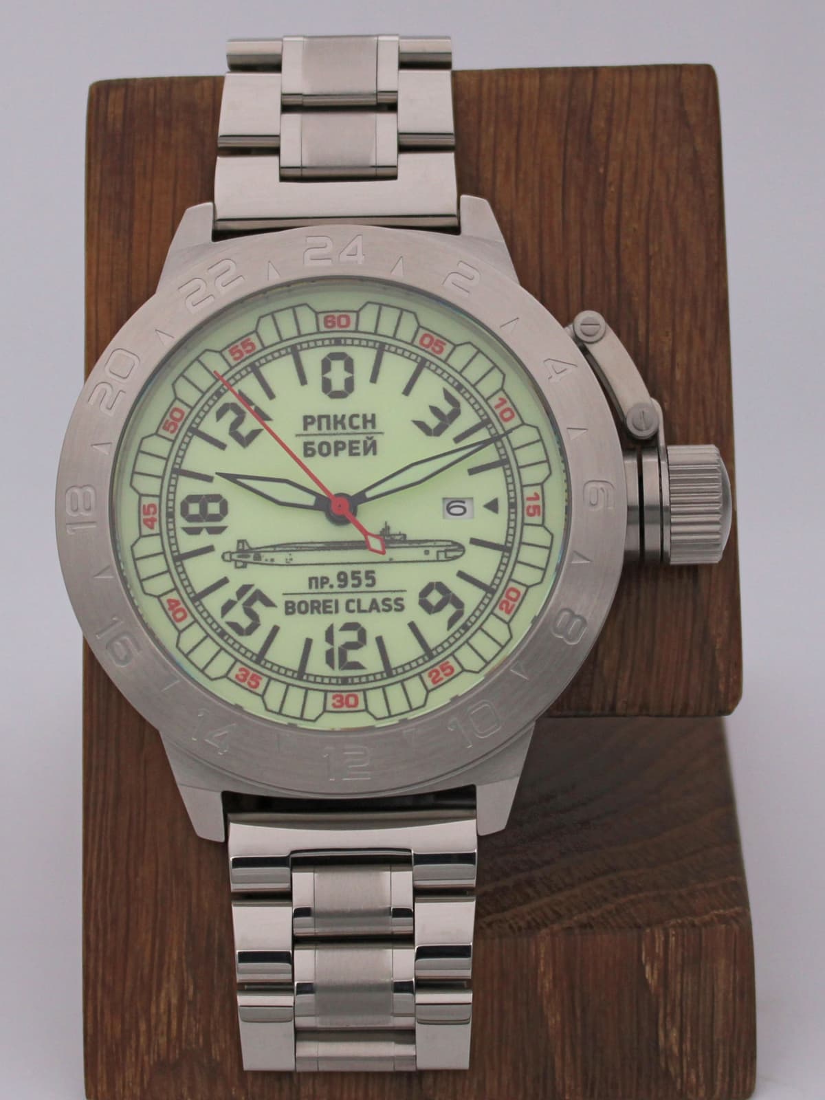 Часы РПКСН 955 Борей (Borei class) механические с автоподзаводом (Seiko NH34A) 52.190.2