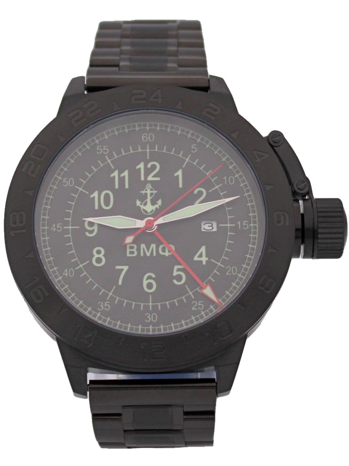 Часы ВМФ механические с автоподзаводом (Seiko NH34A) 152.321.1