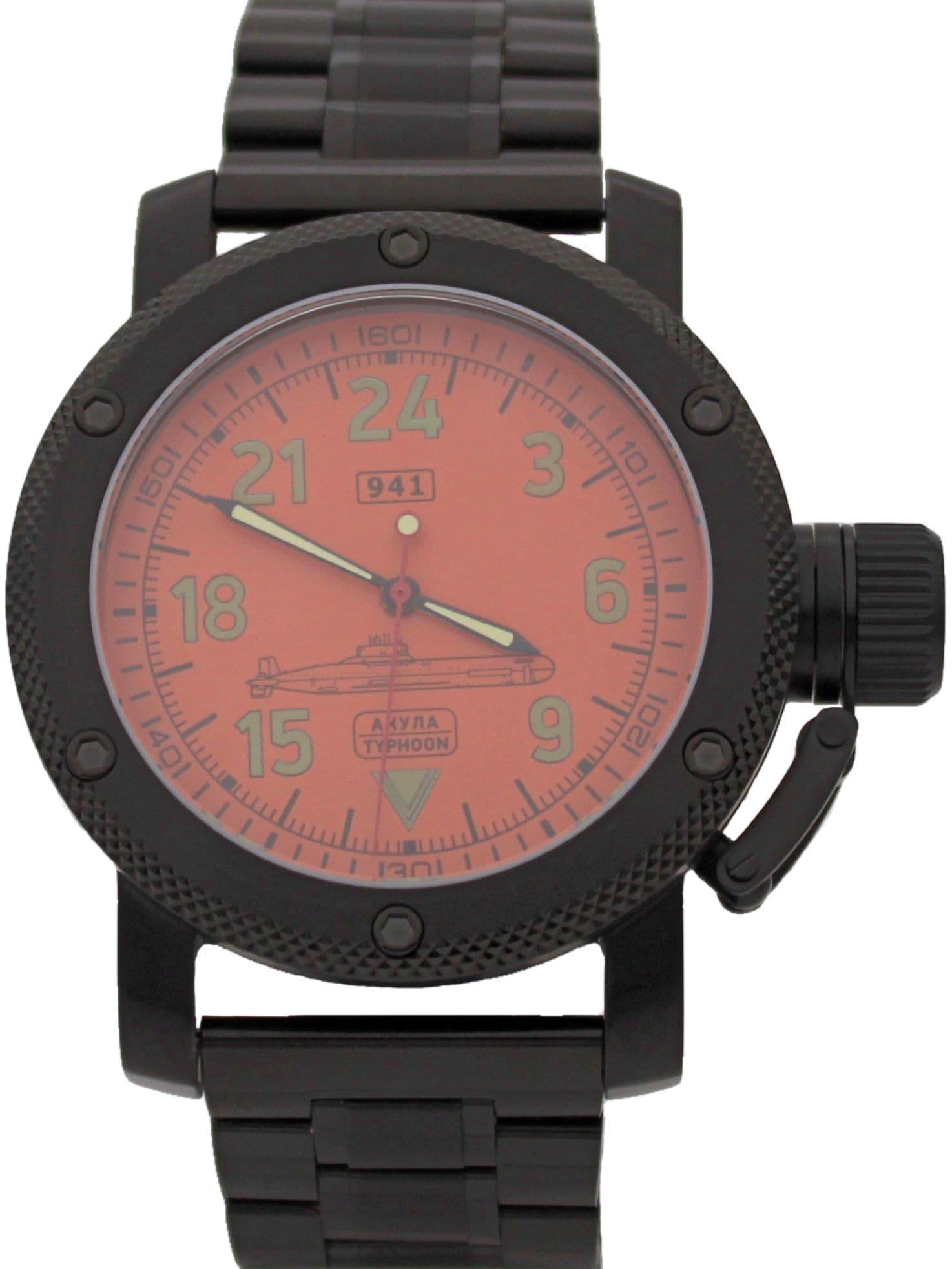 Часы 941 / Акула (Typhoon) механические с автоподзаводом (Восток 2431) 101.053.1