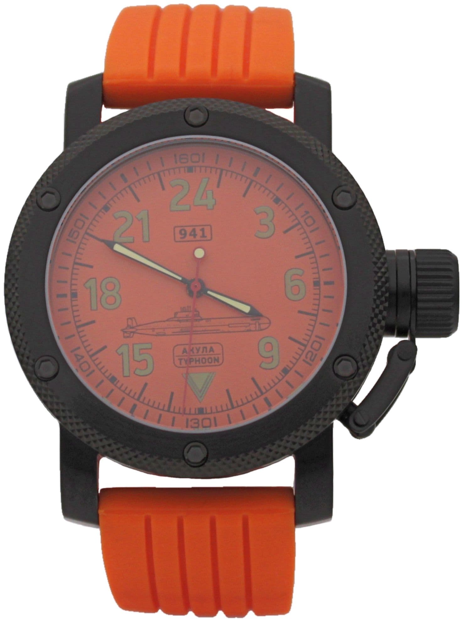 Часы 941 / Акула (Typhoon) механические с автоподзаводом (Восток 2431) 101.053.15