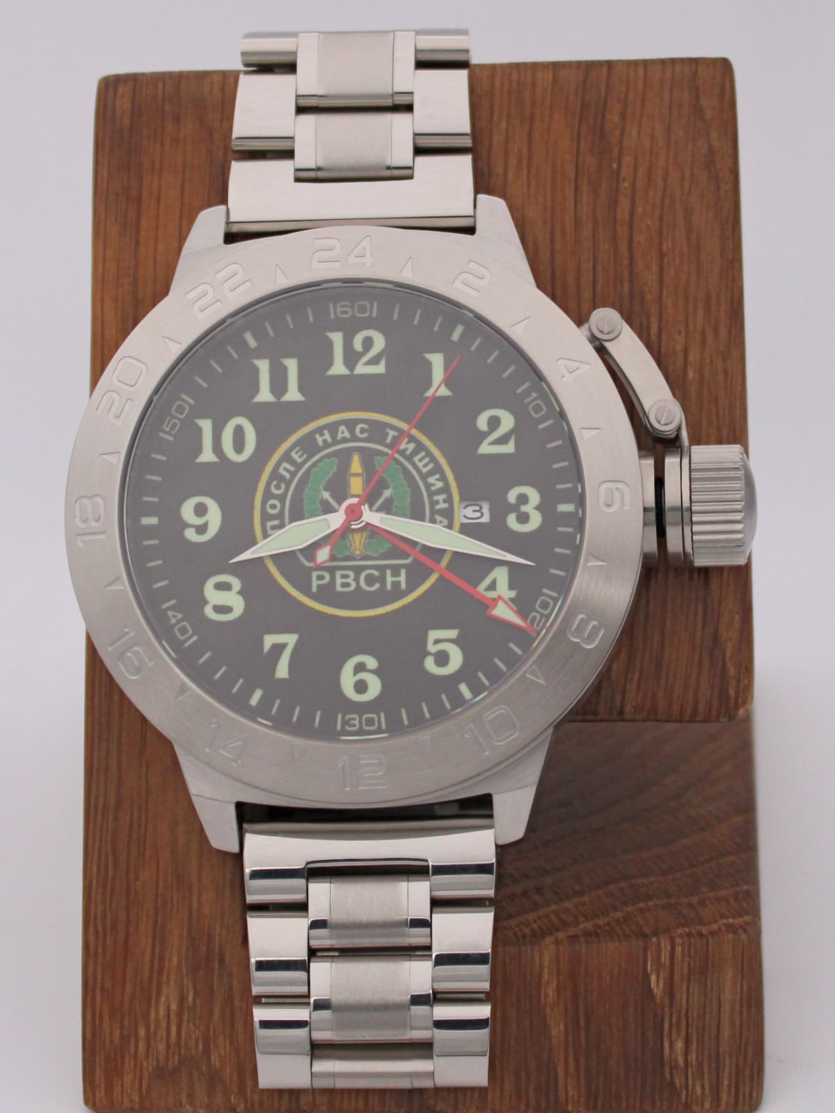 Часы РВСН механические с автоподзаводом (Seiko NH34A) 52.308.2